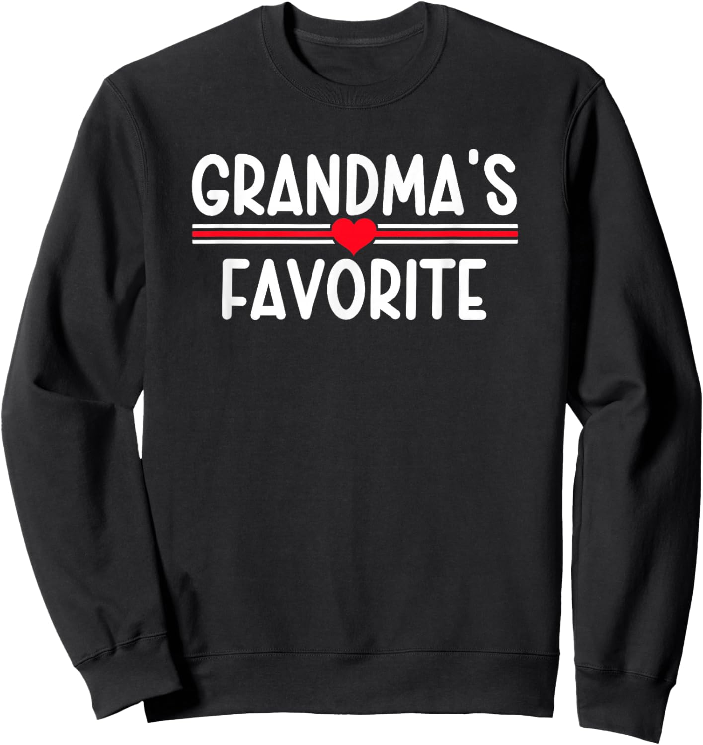 Grandmas Favorite Sweatshirt - Sweatshirt | Black