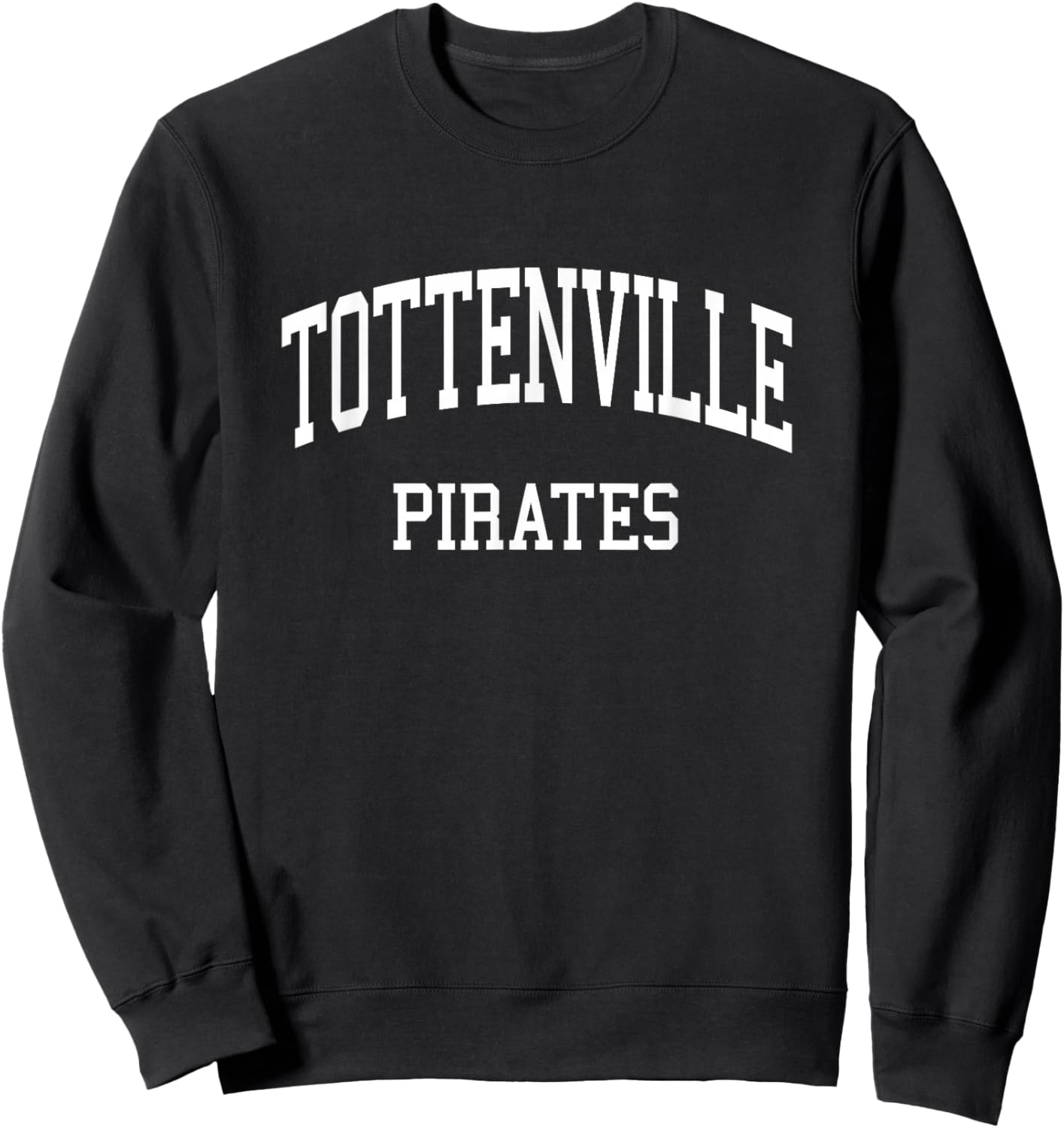 Tottenville High School HS Staten Island NY Retro Sports Sweatshirt - Sweatshirt | Black