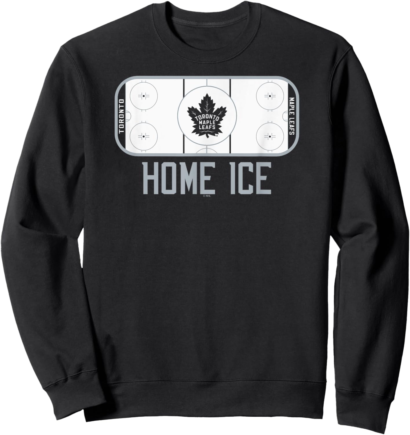 Toronto Maple Leafs Home Ice Blue Officially Licensed Sweatshirt - Sweatshirt | Black