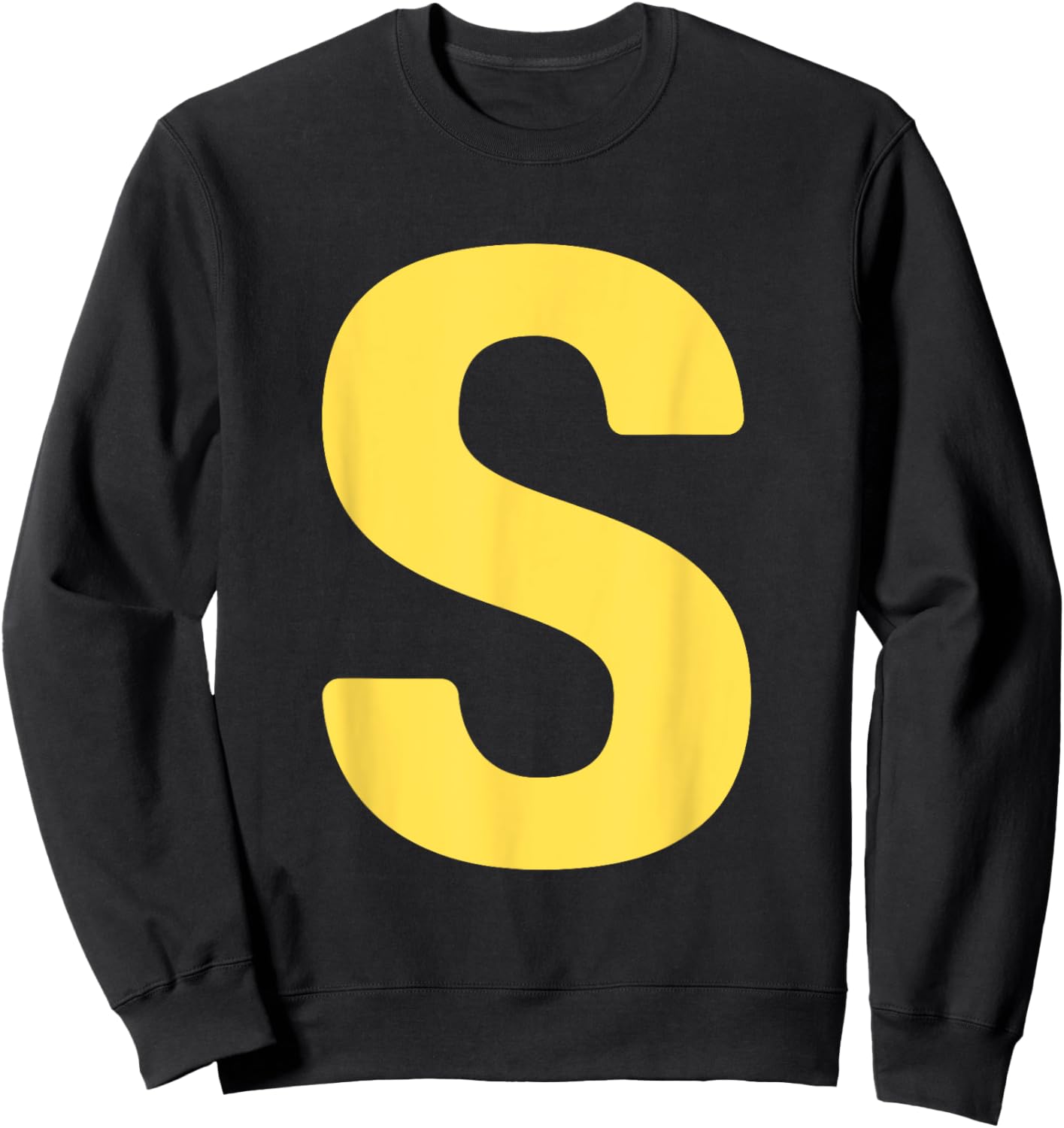 Letter S Funny Chipmunk Groupe Matching Halloween Costume Sweatshirt - Sweatshirt | Black