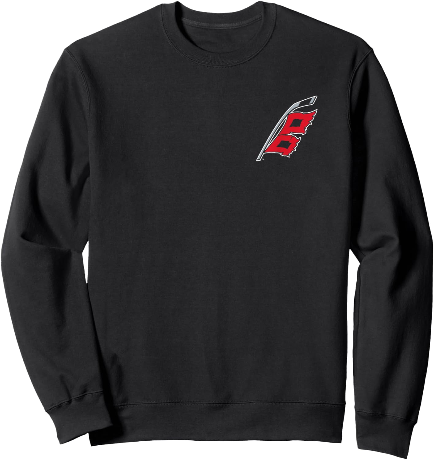 Carolina Hurricanes Front/Back Black NHL Officially Licensed Sweatshirt - Sweatshirt | Black