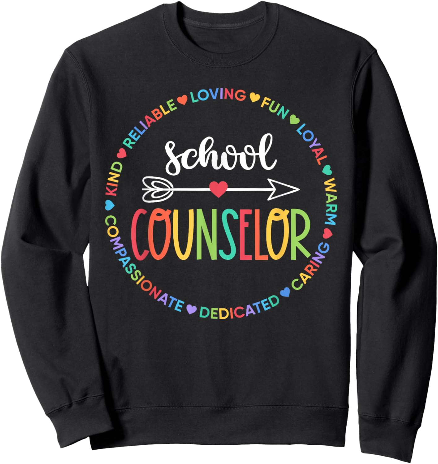 School Counselor Appreciation Gifts Counselor Gift Sweatshirt - Sweatshirt | Black