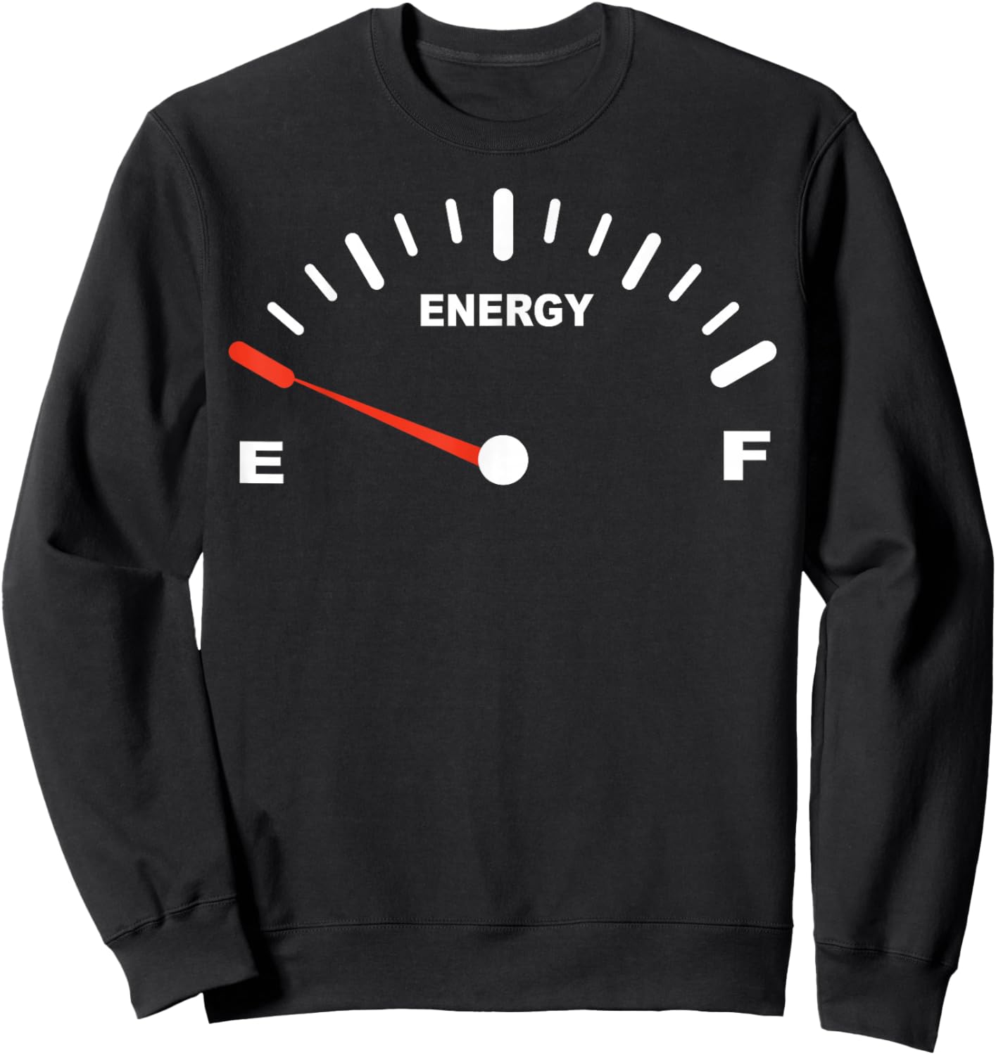 Energy Gauge Funny Dad Son Daughter Matching Father's Day Sweatshirt - Sweatshirt | Black