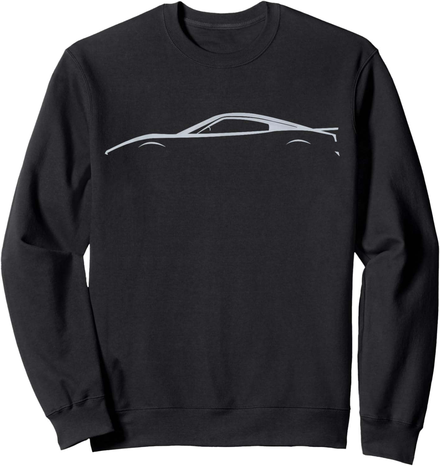 Legendary Racing Sports Car Iconic Racing Car Silhouette Sweatshirt - Sweatshirt | Black