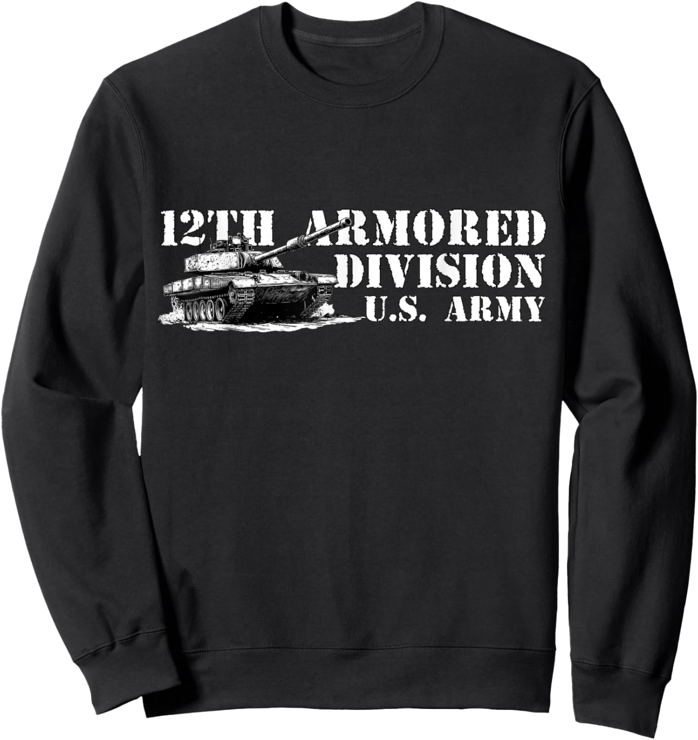 12th Armored Division Hellcat Division Retro Veterans Day Men Women Kids Sweatshirt - Sweatshirt | Black