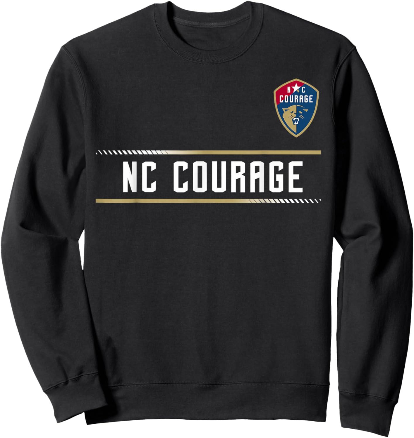 Officially Licensed North Carolina Courage NWSL Apparel Sweatshirt - Sweatshirt | Black