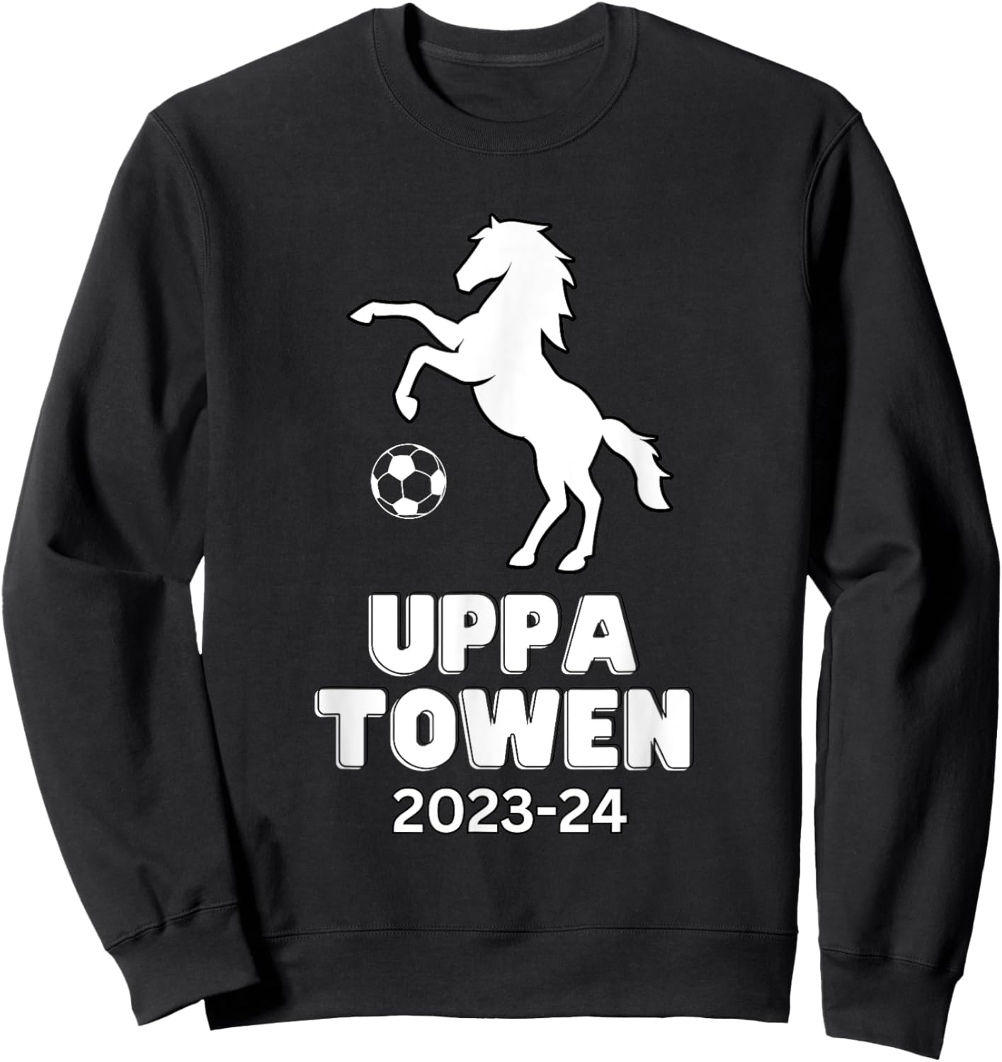 Football Top Uppa Town Tractor Boys 2024 Ipswich Town Sweatshirt - Sweatshirt | Black