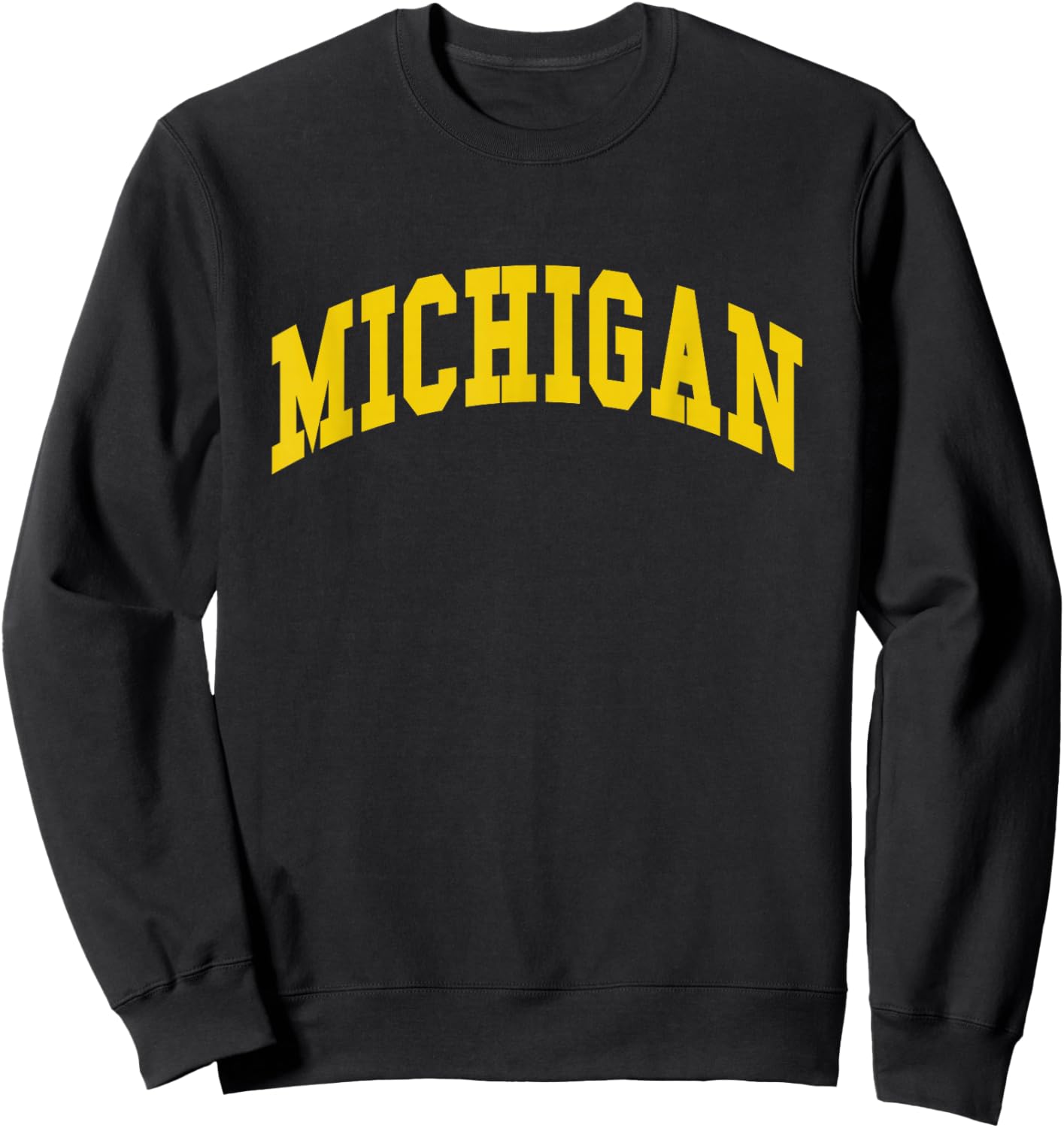 MICHIGAN - Throwback Design Sweatshirt - Sweatshirt | Black