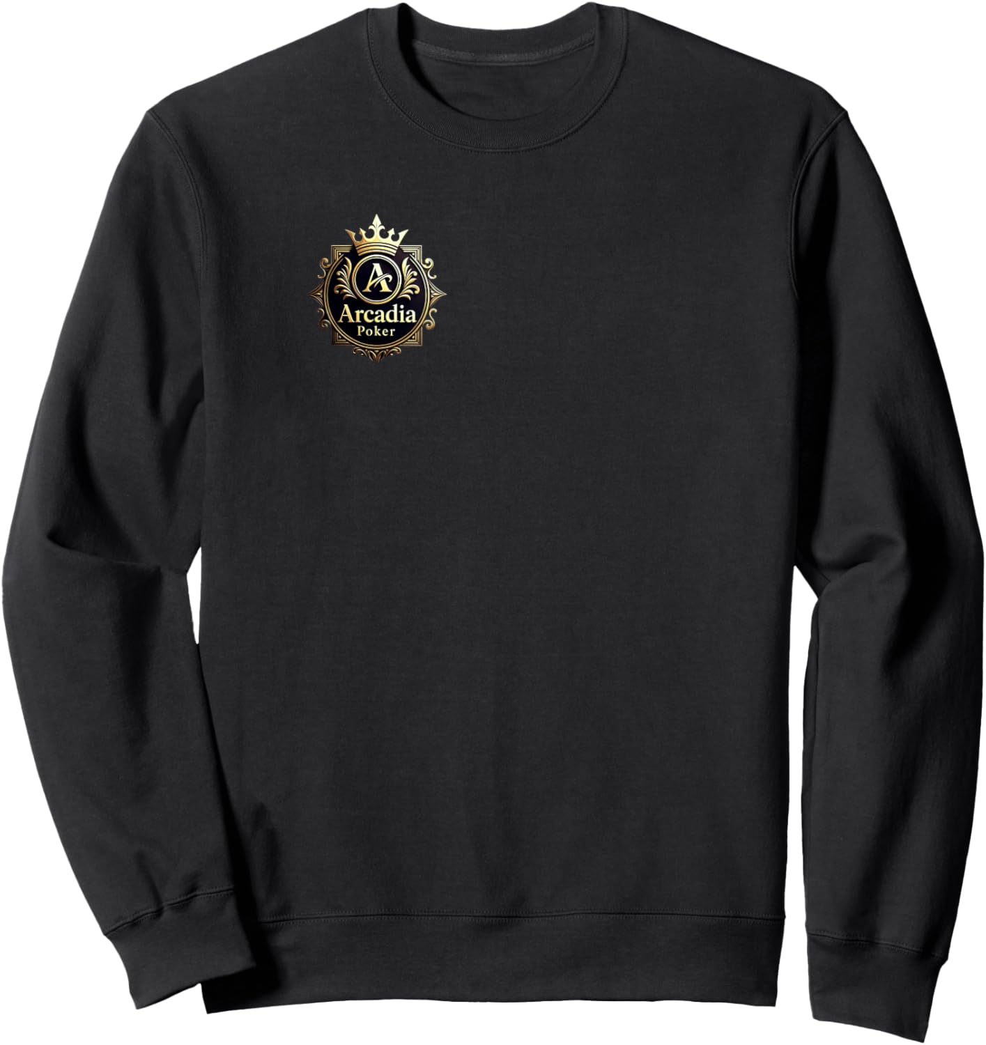 Arcadia Poker League Royal Seal Sweatshirt - Sweatshirt | Black