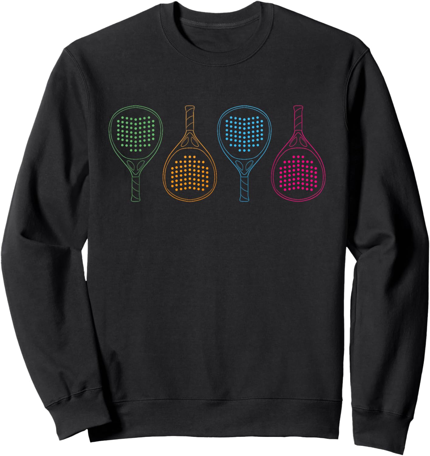 Padel Paddle Tennis Paddel Racquet Ball Sweatshirt - Sweatshirt | Black