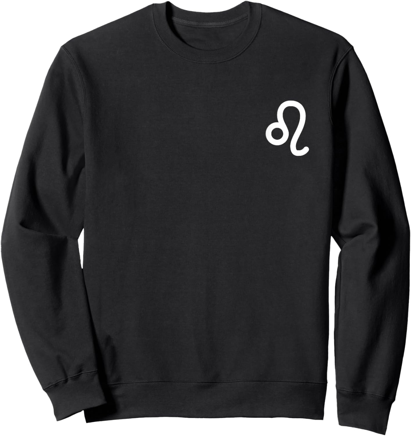 Leo Symbol Zodiac Sign Horoscope Sweatshirt - Sweatshirt | Black
