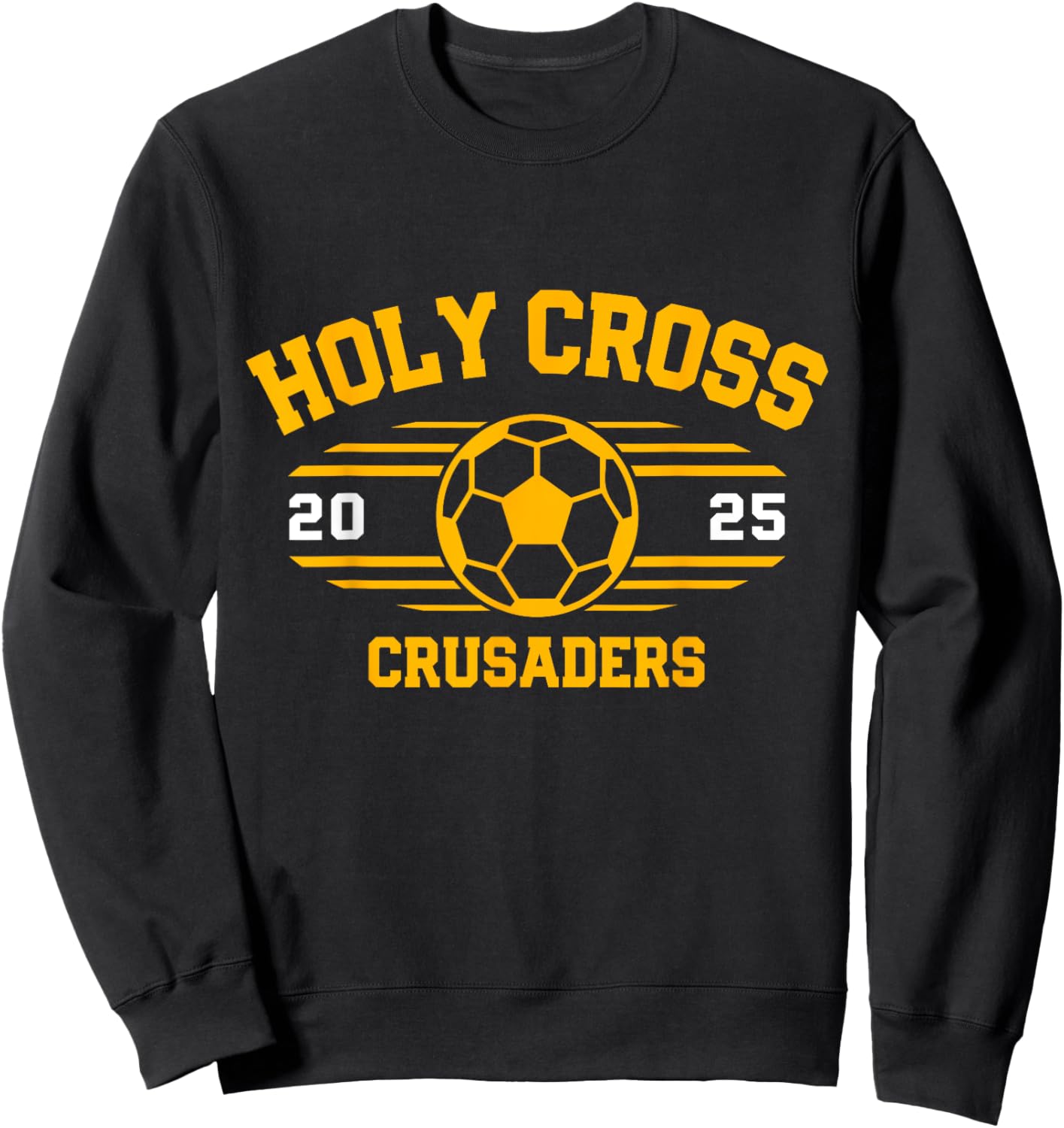 Holy Cross Crusaders Soccer Ball 2025 Sweatshirt - Sweatshirt | Black