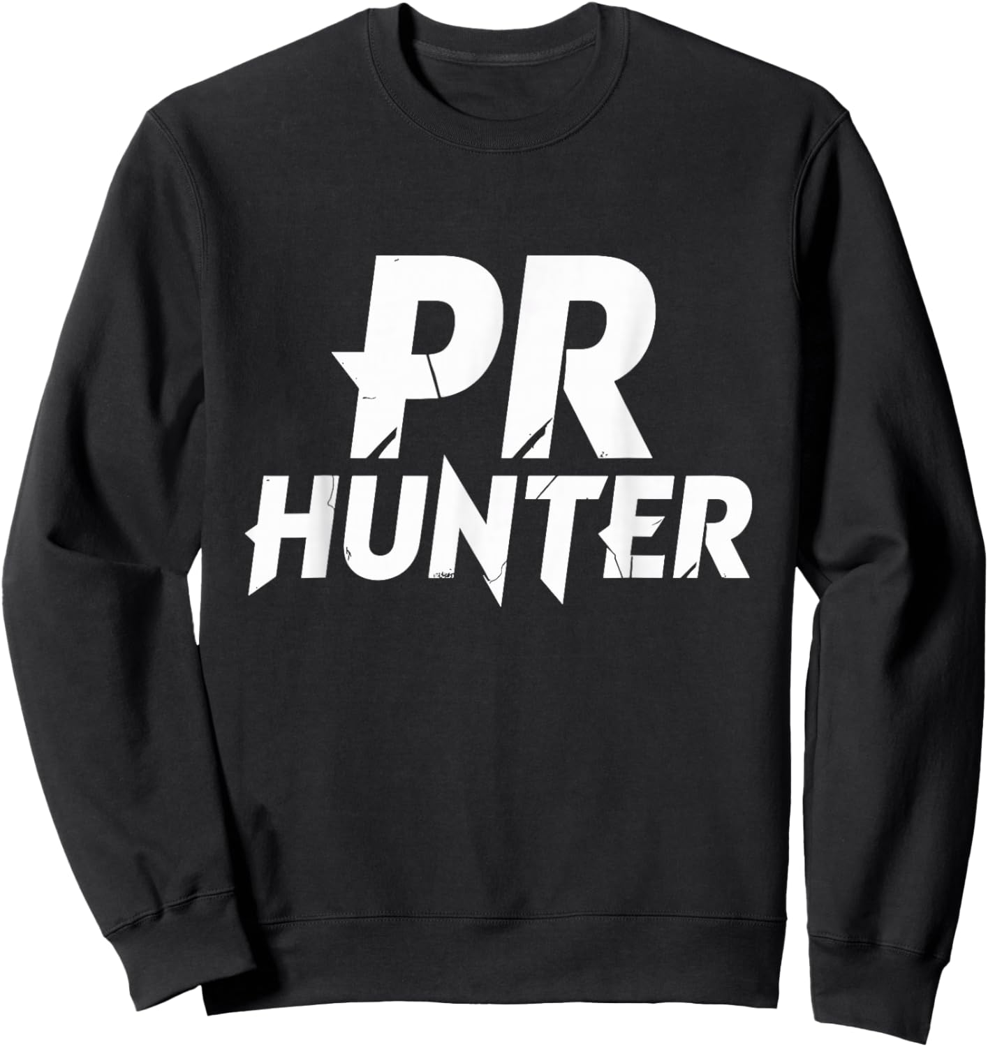 Pr Hunter Funny Powerlifting Powerlifter Gym Sweatshirt - Sweatshirt | Black
