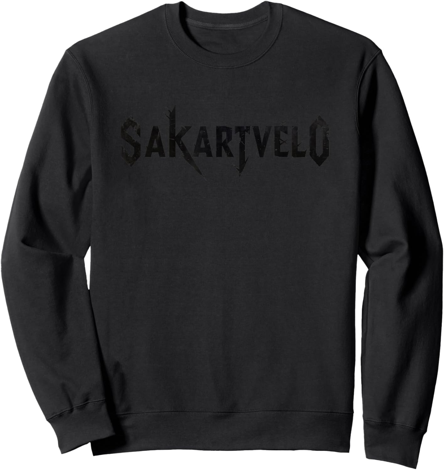 Sakartvelo, Republic of Georgia, Georgian Sweatshirt - Sweatshirt | Black