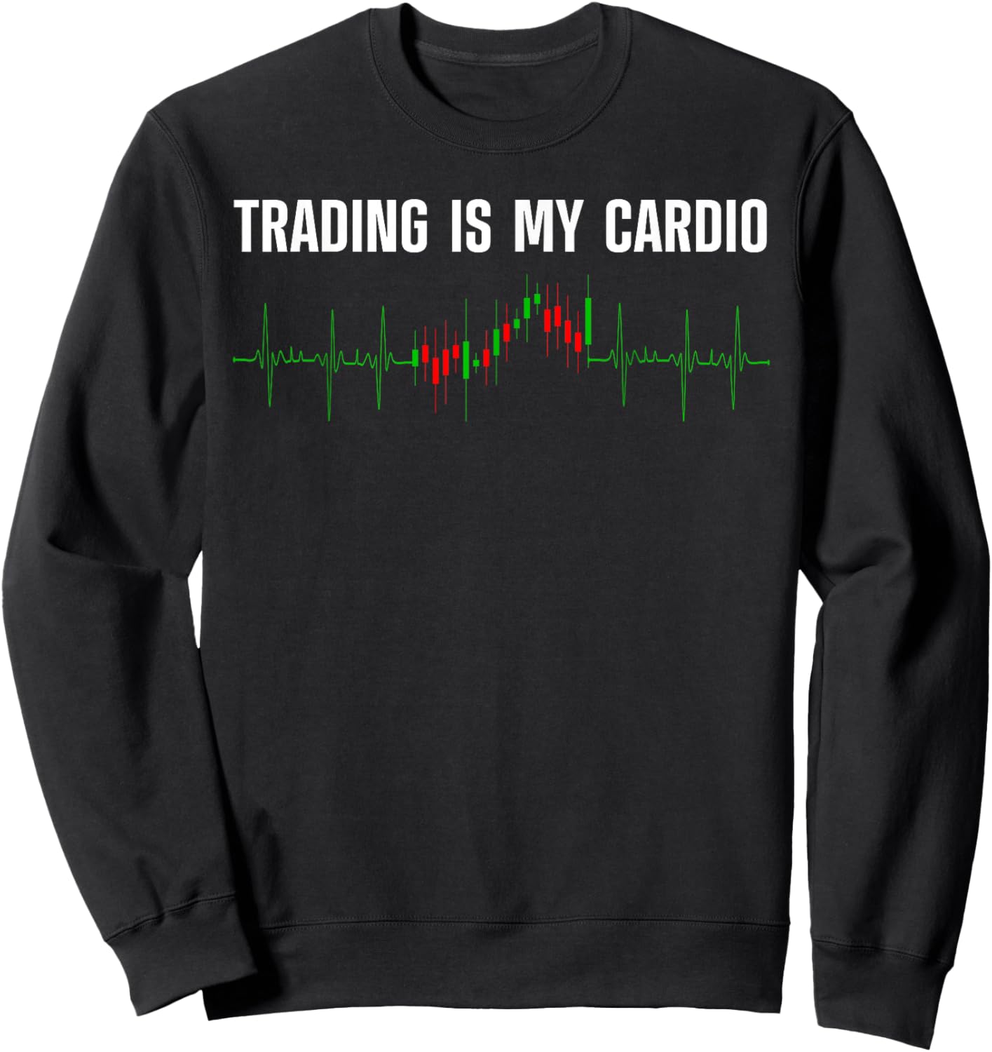 Stock Trading Art Women Stock Market Stock Trader Sweatshirt - Sweatshirt | Black