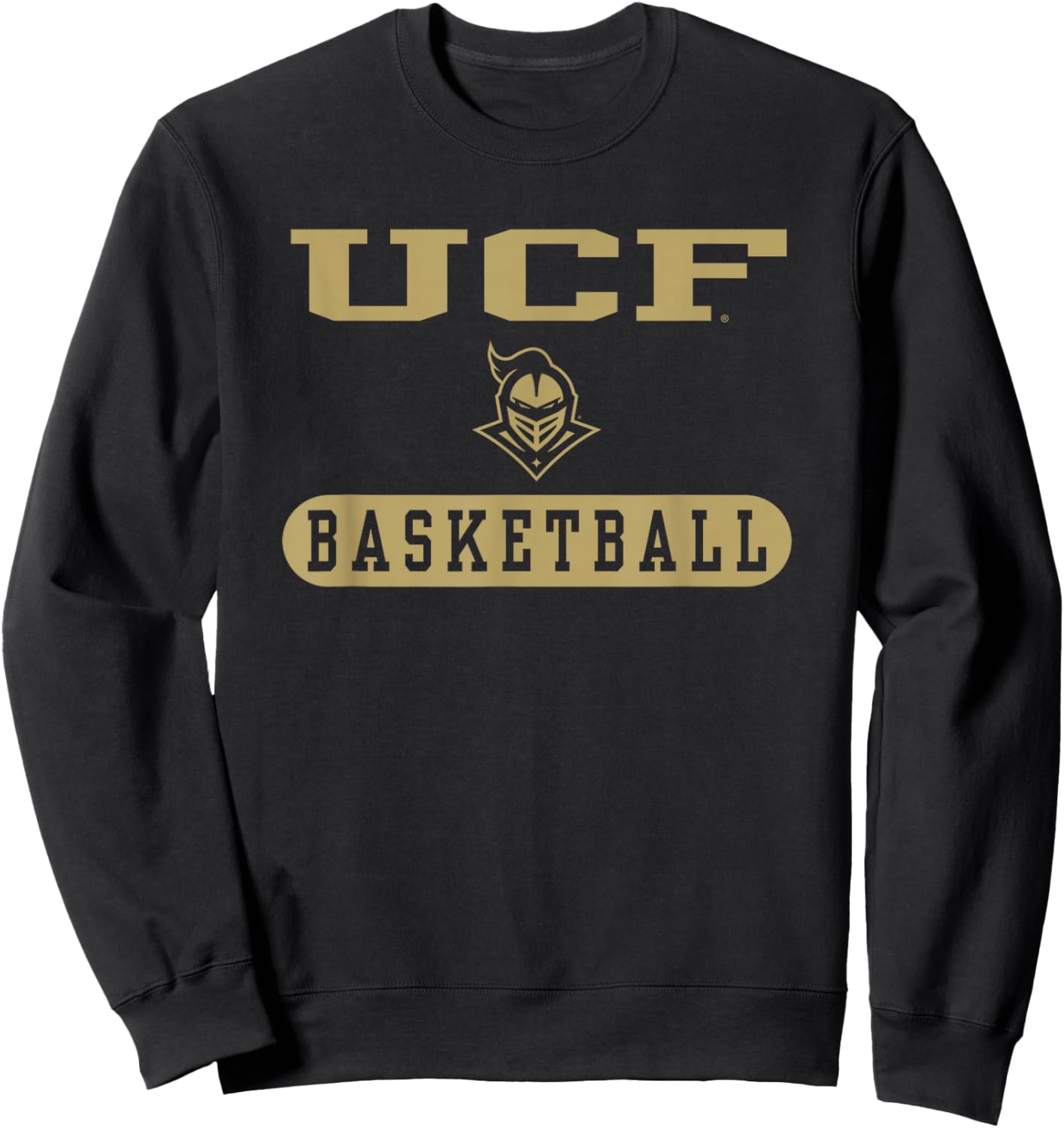 Central Florida Golden Knights Basketball Black Sweatshirt - Sweatshirt | Black