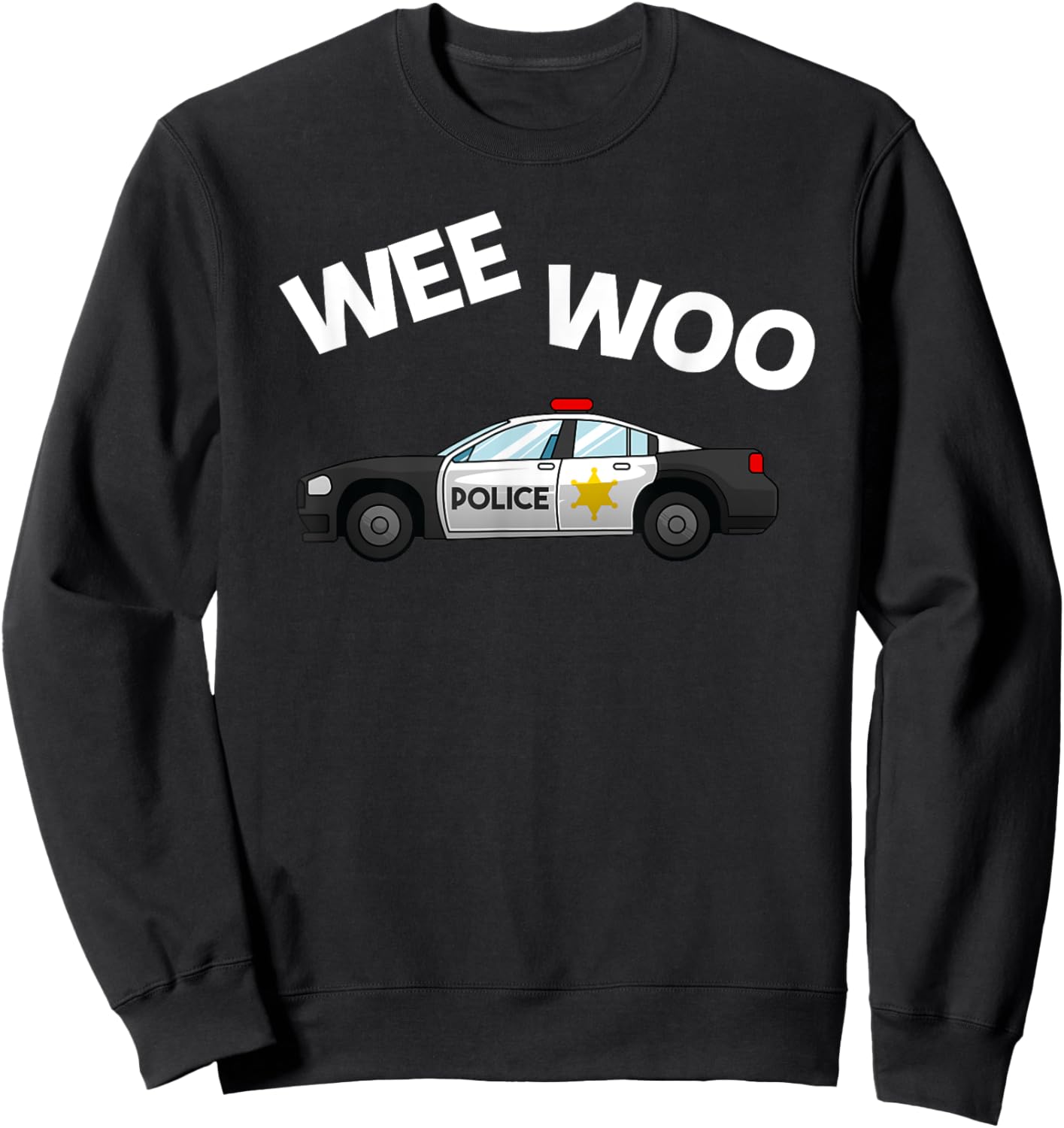 Cool Police Officer Design For Boys Kids Toddler Cop Police Sweatshirt - Sweatshirt | Black