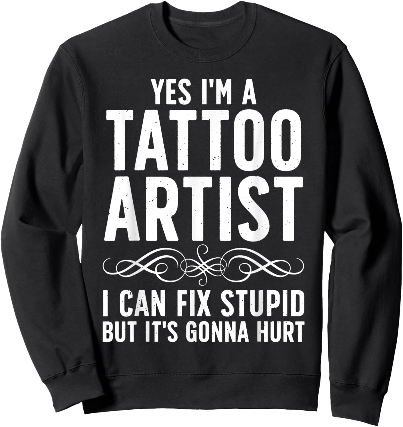 Funny Tattoo Artist Art Women Tattooer Tattoo Artist Sweatshirt - Sweatshirt | Black