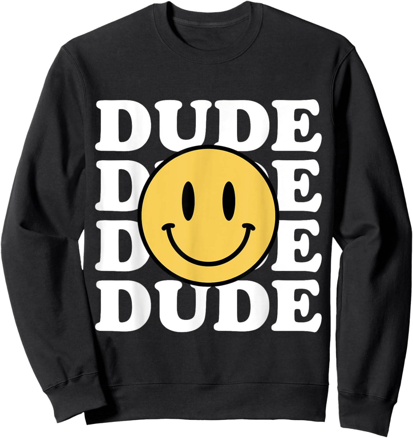 One Happy Dude Birthday Theme Family Matching Sweatshirt - Sweatshirt | Black
