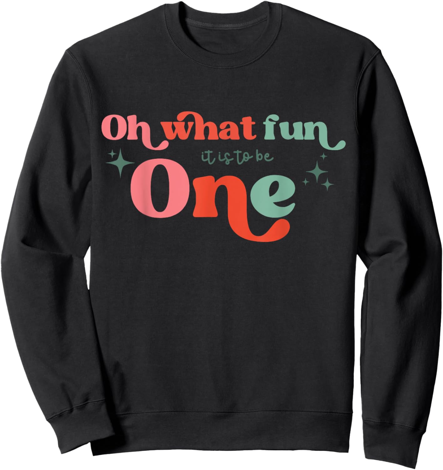 Oh What Fun It Is To Be One Christmas Family Matching Xmas Sweatshirt - Sweatshirt | Black
