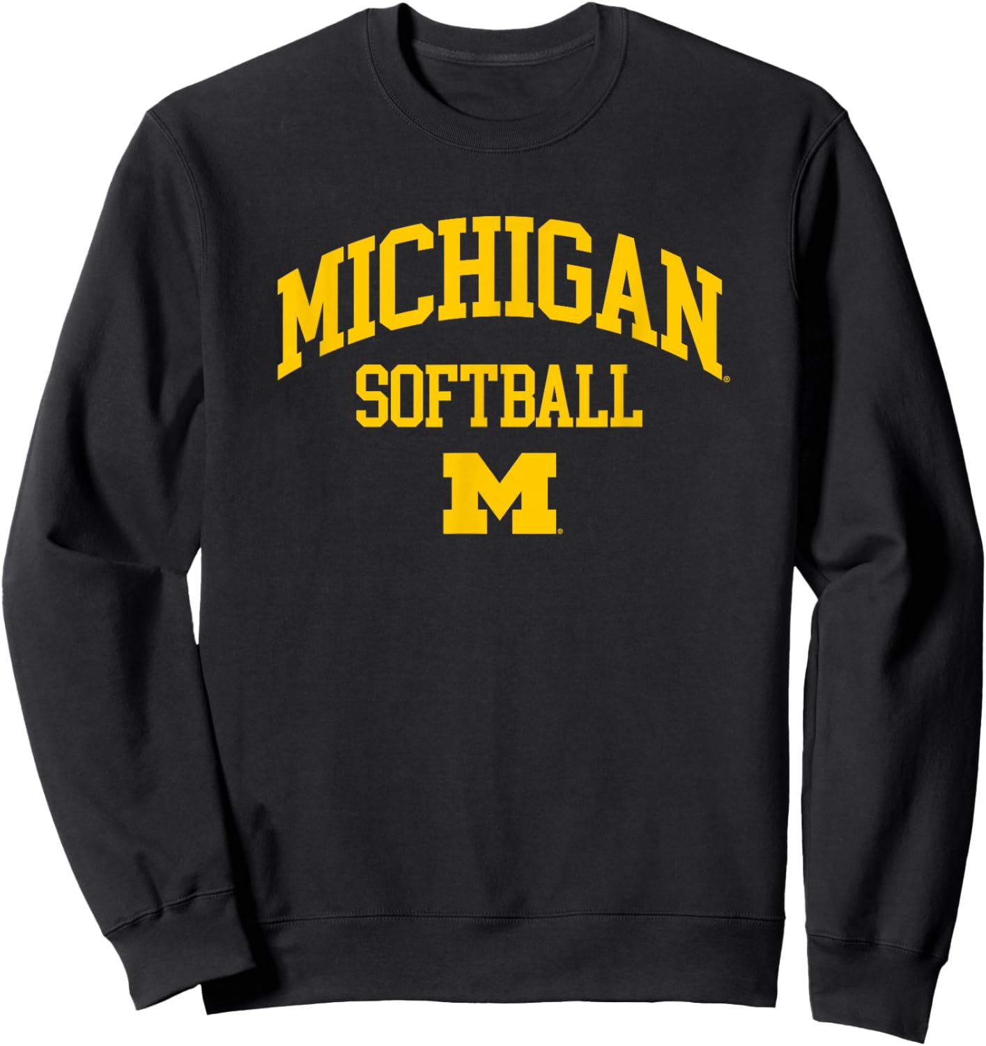 University of Michigan Wolverines Softball Sweatshirt - Sweatshirt | Black