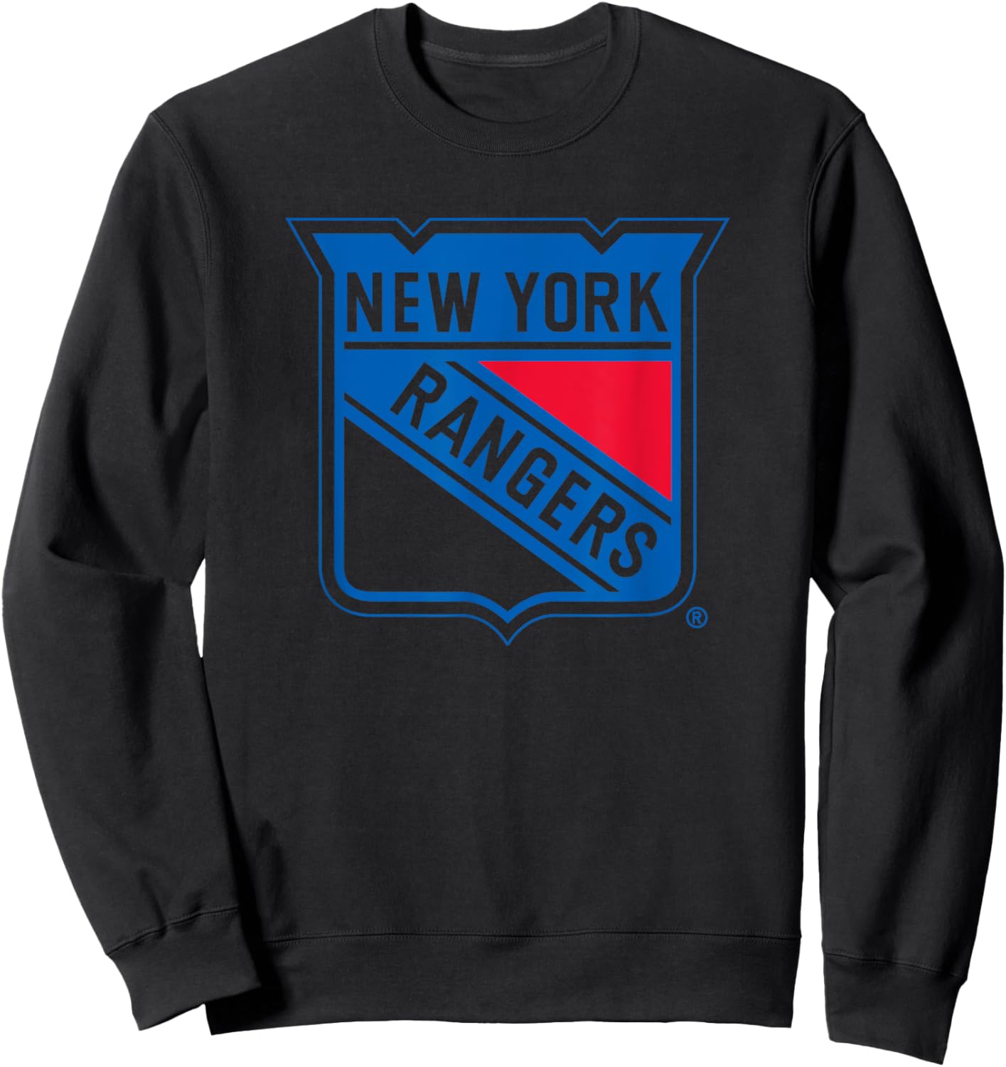 New York Rangers Icon White Officially Licensed Sweatshirt - Sweatshirt | Black