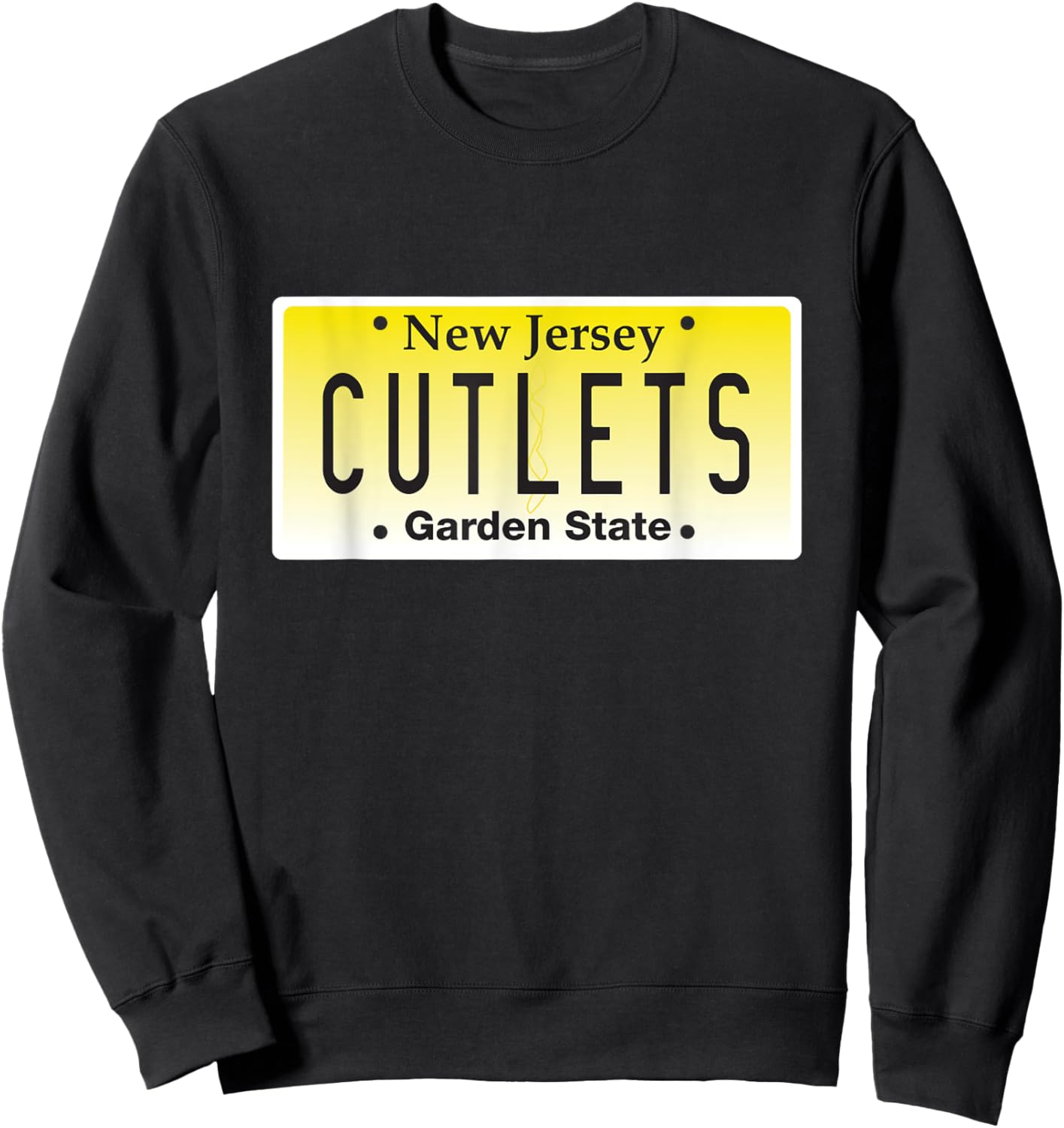 Funny New Jersey Italian American Devito NJ Cutlets Tommy Sweatshirt - Sweatshirt | Black