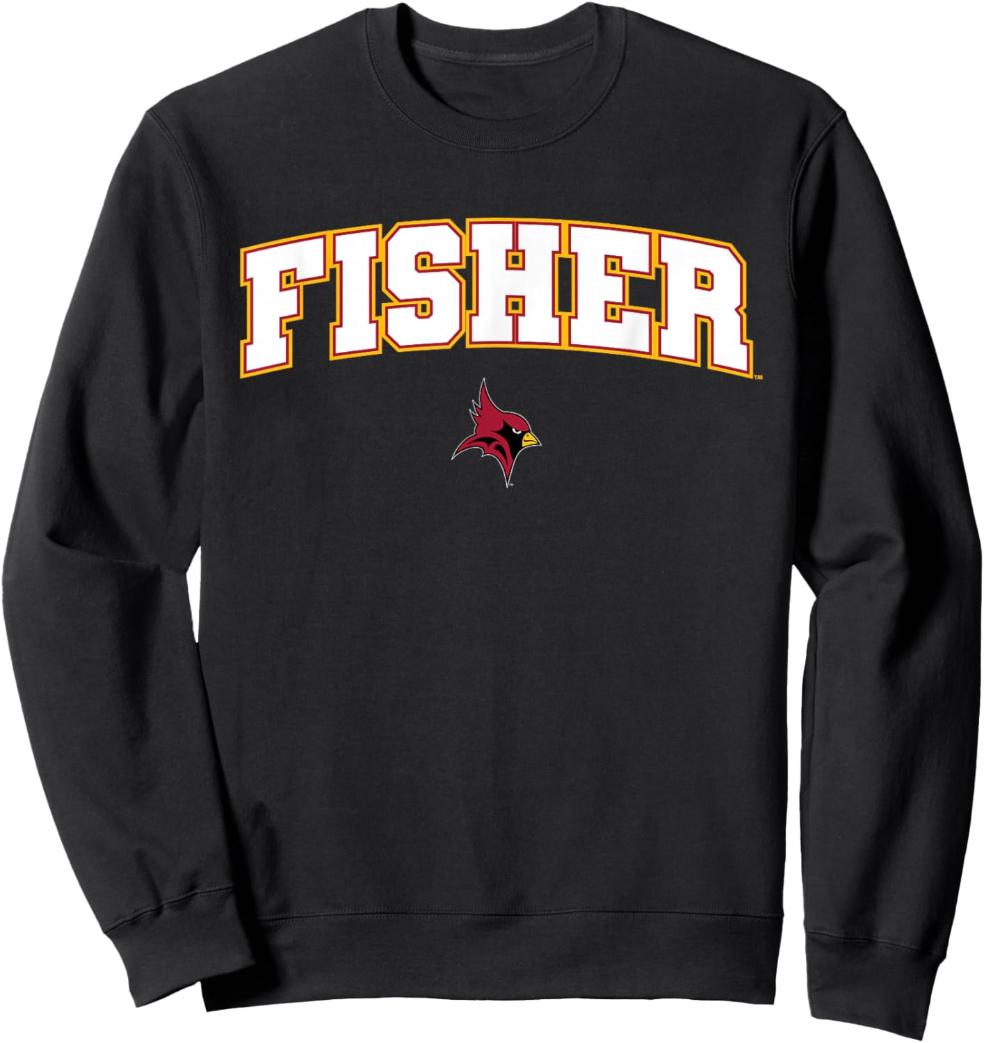 St. John Fisher College Cardinals Arch Logo Sweatshirt - Sweatshirt | Black