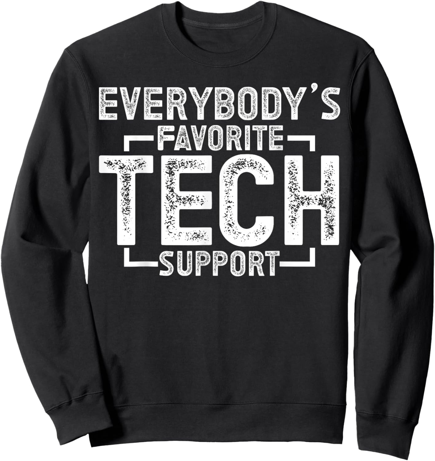 Tech Support Sweatshirt - Sweatshirt | Black