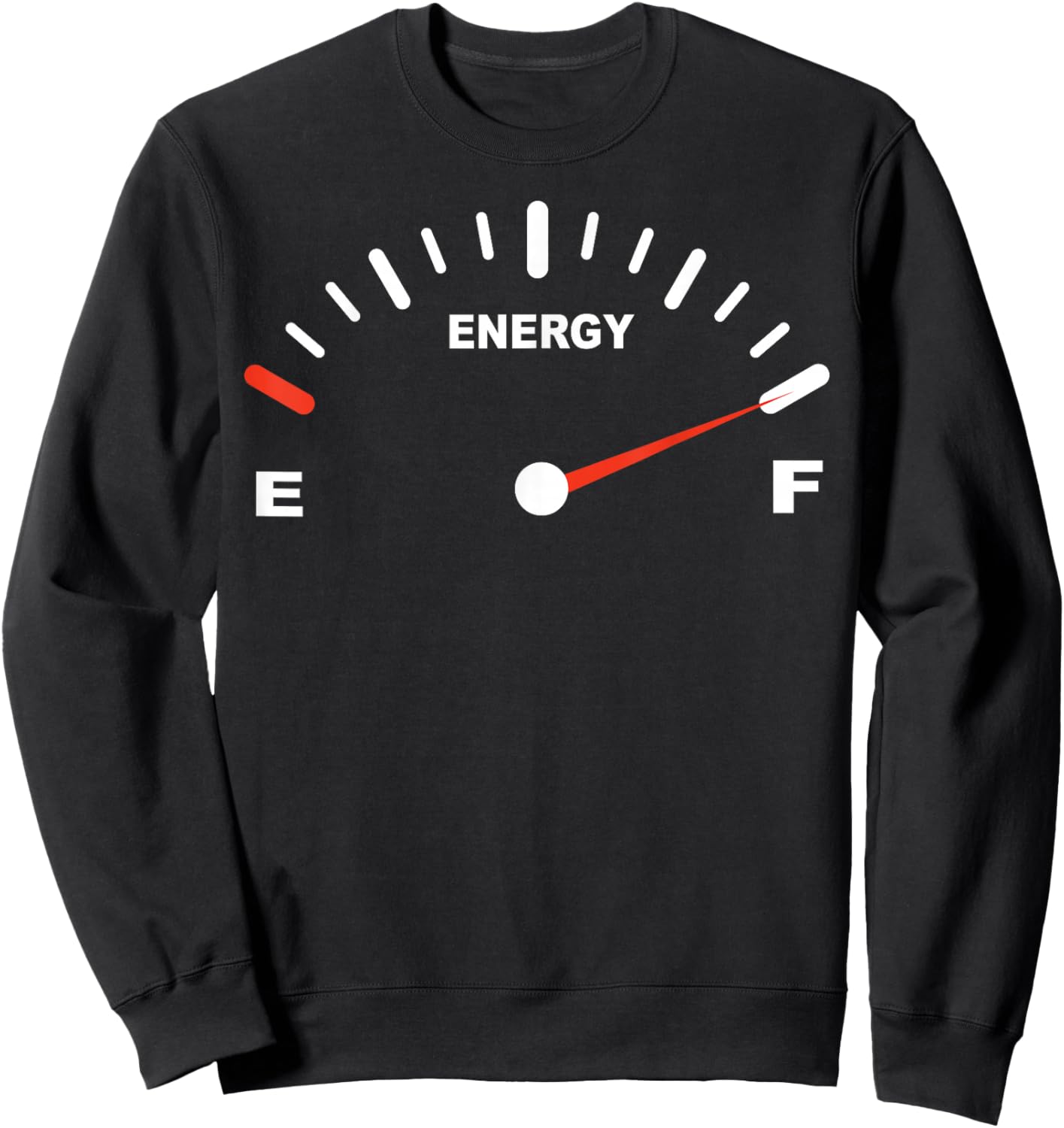 Energy Gauge Funny Dad Son Daughter Matching Father's Day Sweatshirt - Sweatshirt | Black