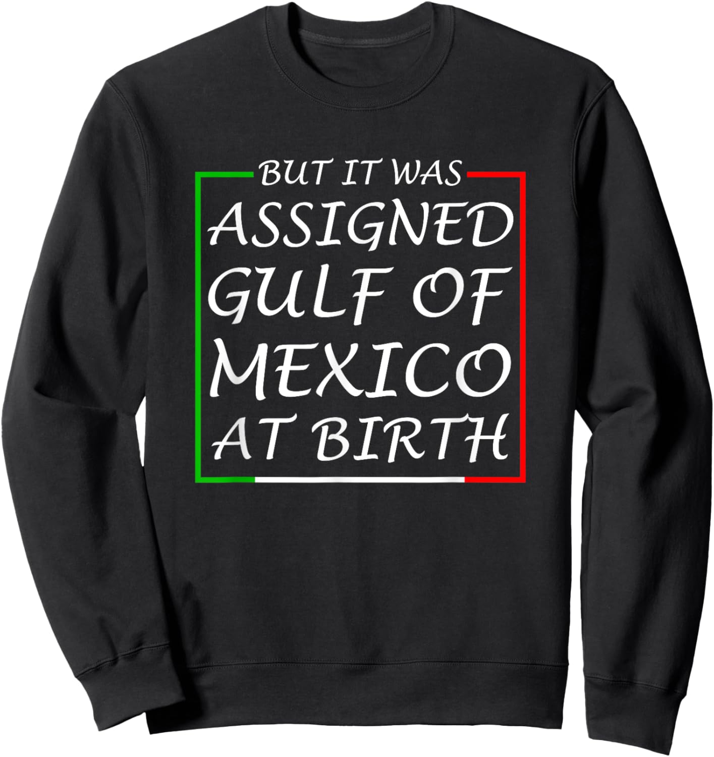 But It Was Assigned Gulf Of Mexico At Birth Sweatshirt - Sweatshirt | Black