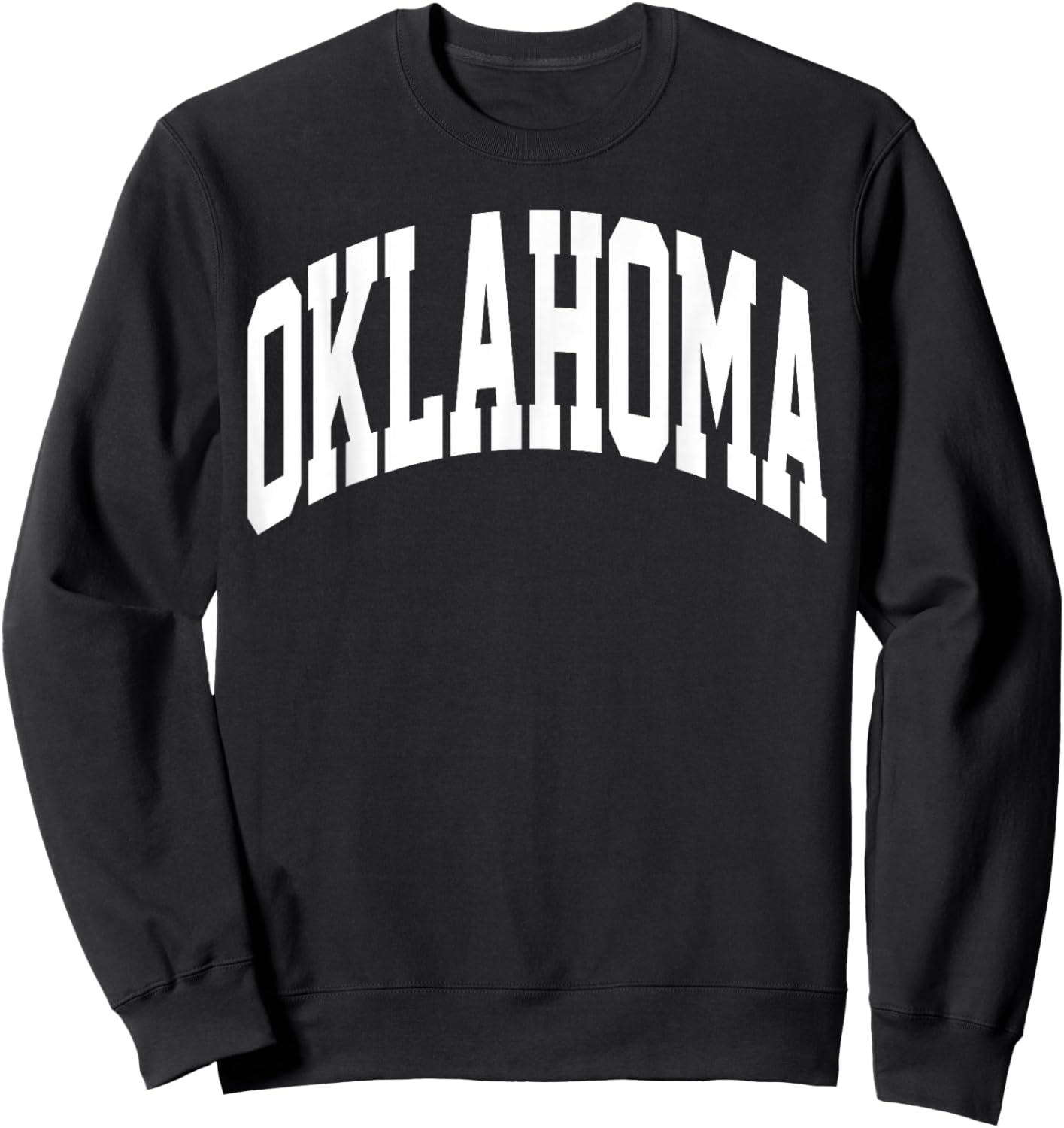 Retro Oklahoma Throwback Souvenir Oklahoma Red Classic Sweatshirt - Sweatshirt | Black