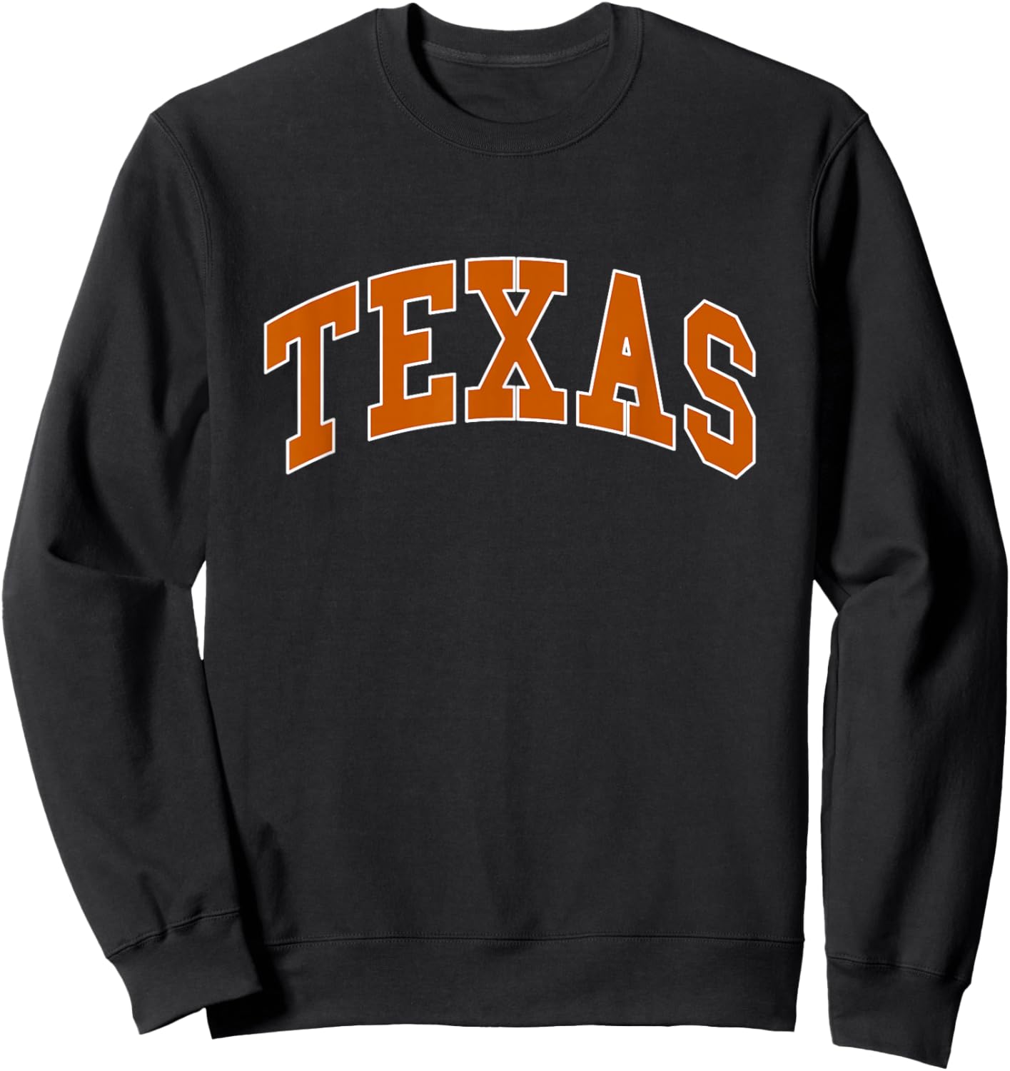 Graphic Crew Inc. TEXAS - Throwback Design - Classic Sweatshirt - Sweatshirt | Black