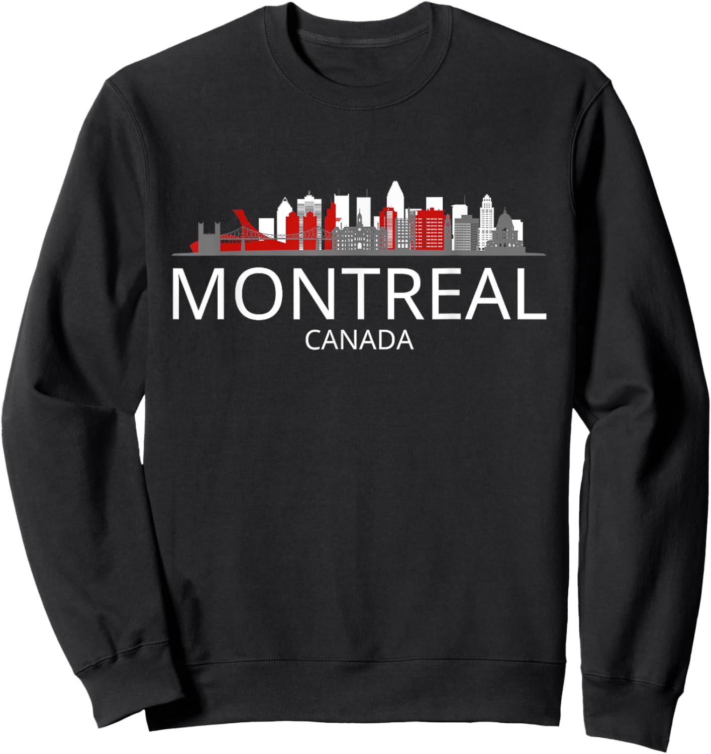 Canada Montreal Souvenir / Montreal Sweatshirt - Sweatshirt | Black