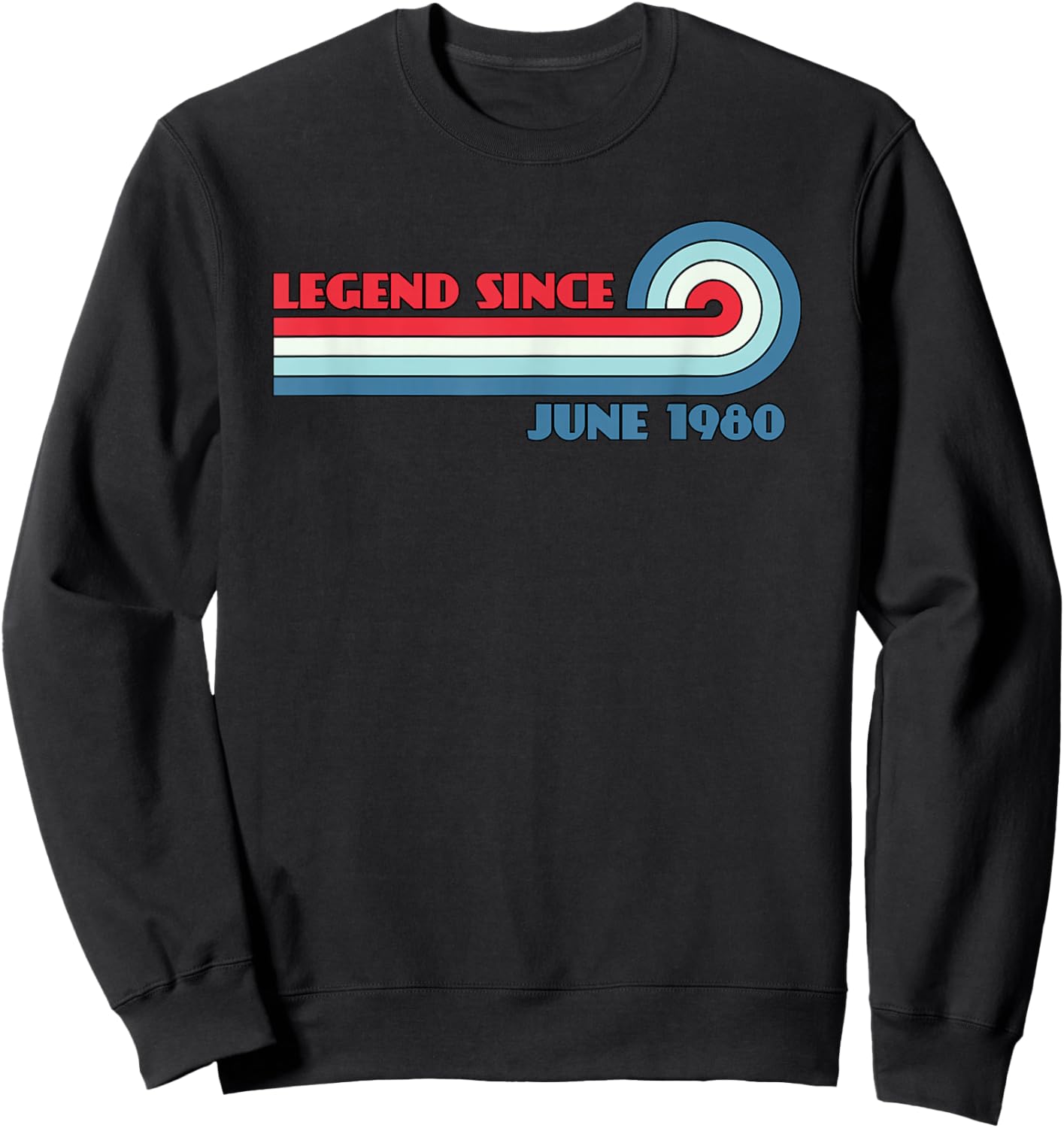 Legend Since June 1980 Sweatshirt - Sweatshirt | Black