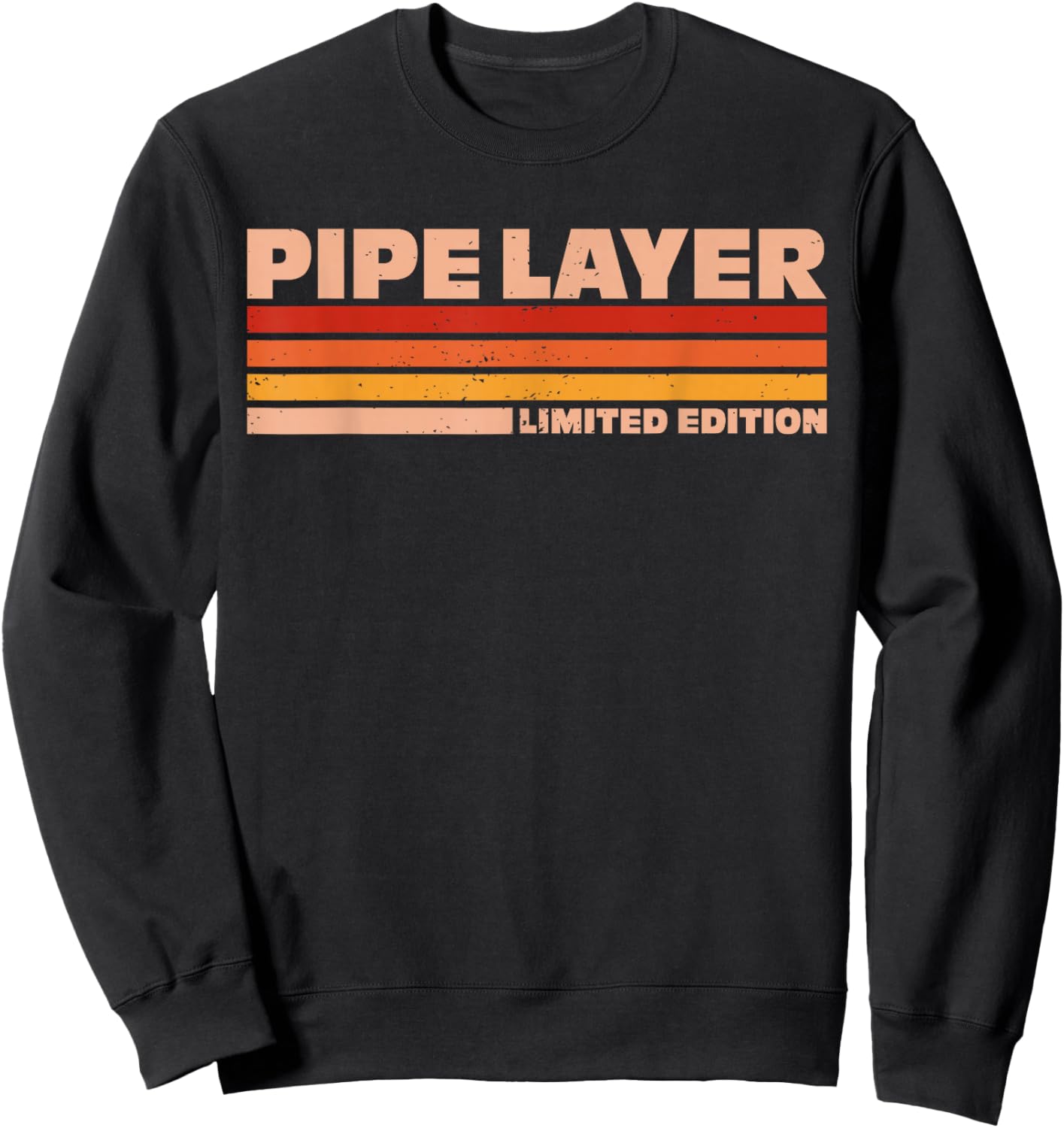 Pipe Layer Retro Sunrise Sweatshirt - Sweatshirt | Black