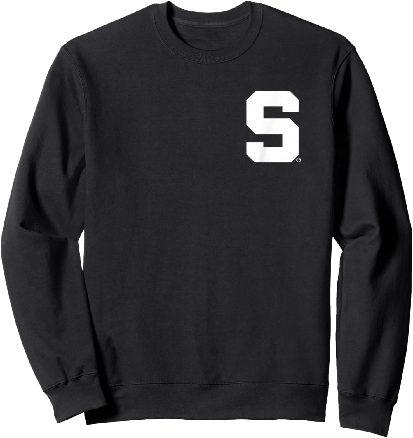 Michigan State Spartans Front/Back Icon Officially Licensed Sweatshirt - Sweatshirt | Black