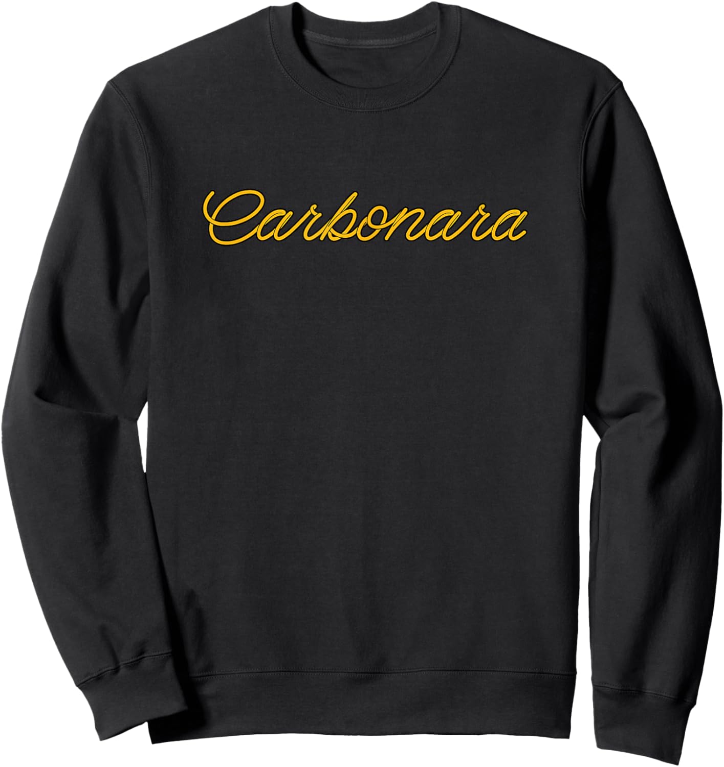 Carbonara Pasta lover italian Food chef Italian pasta gifts Sweatshirt - Sweatshirt | Black