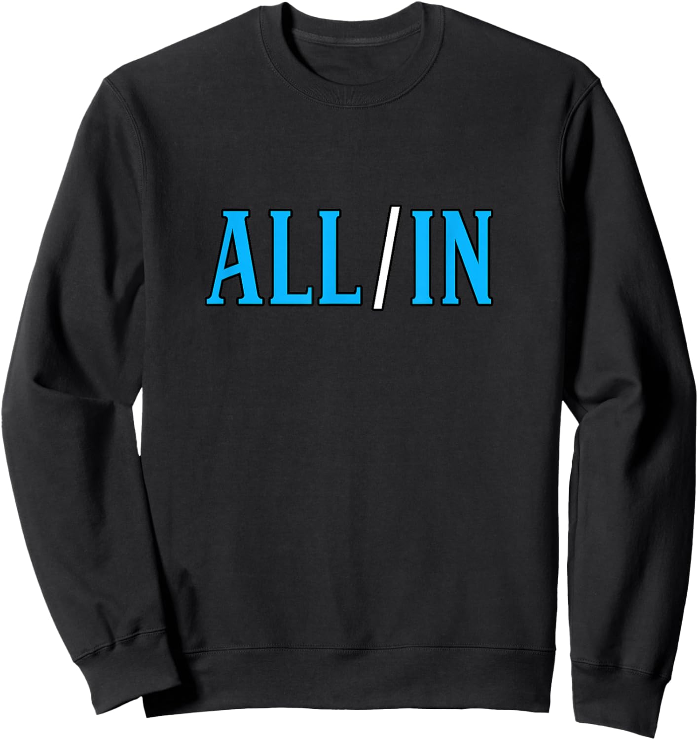 Blue All/in Blue Graphic Sweatshirt - Sweatshirt | Black