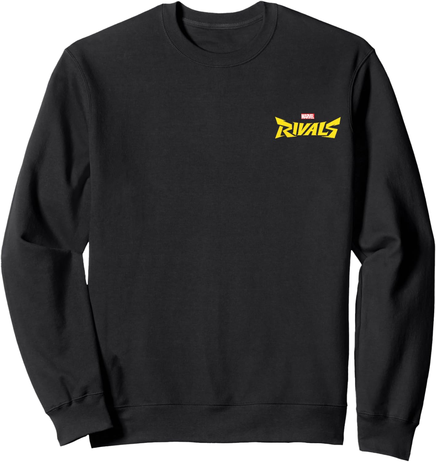 Marvel Rivals Official Video Game Logo Front & Back Sweatshirt - Sweatshirt | Black