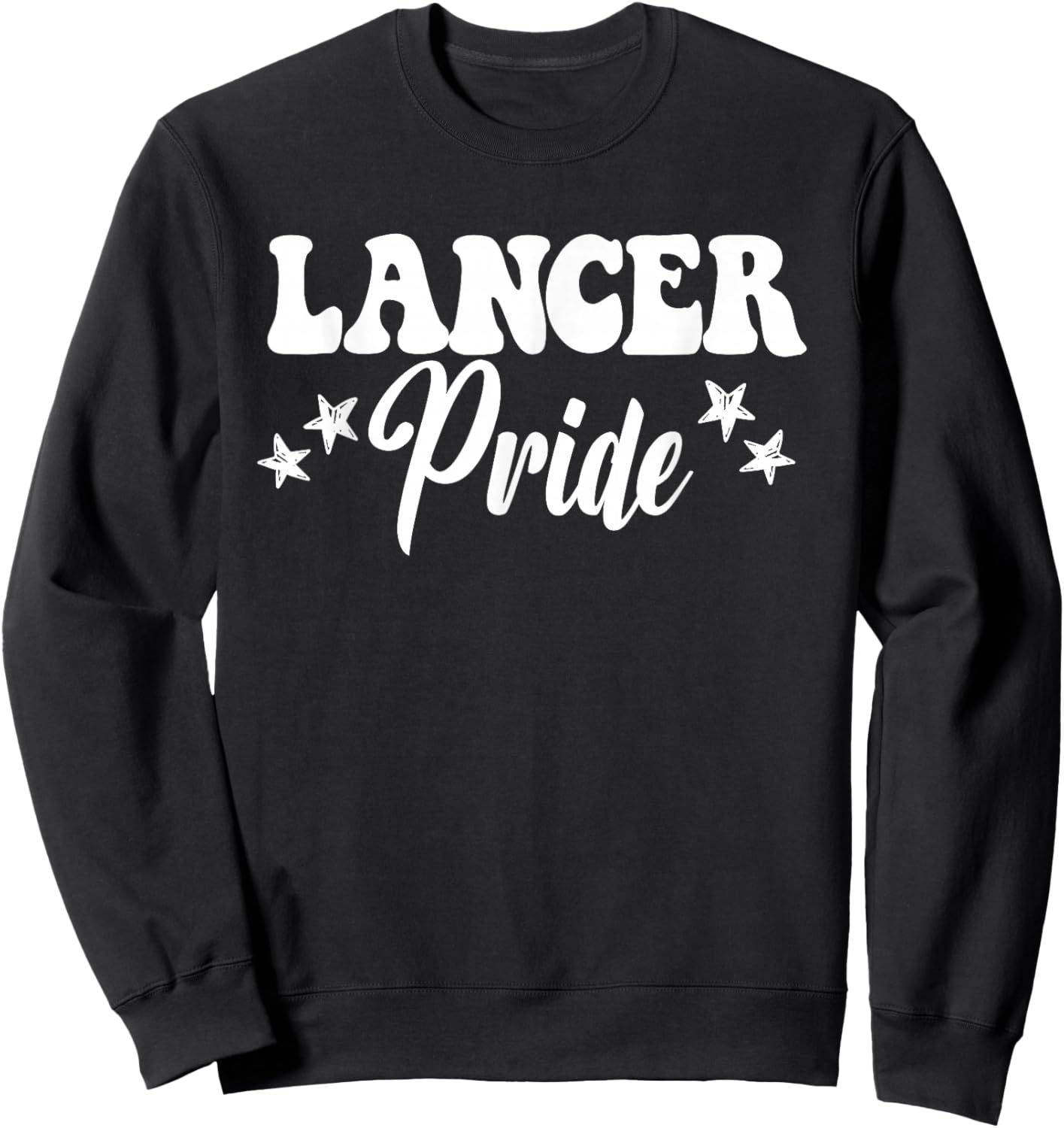 Lancer Pride High School Lancers Sports Team Lancers Sweatshirt - Sweatshirt | Black