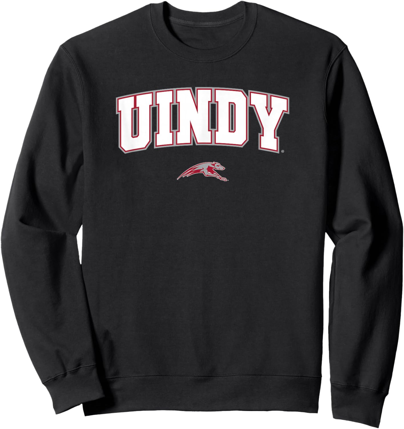 University of Indianapolis UIndy Greyhounds Arch Logo Sweatshirt - Sweatshirt | Black