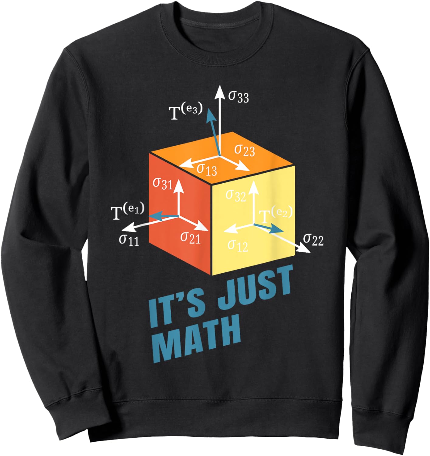 It's Just Math Sweatshirt - Sweatshirt | Black