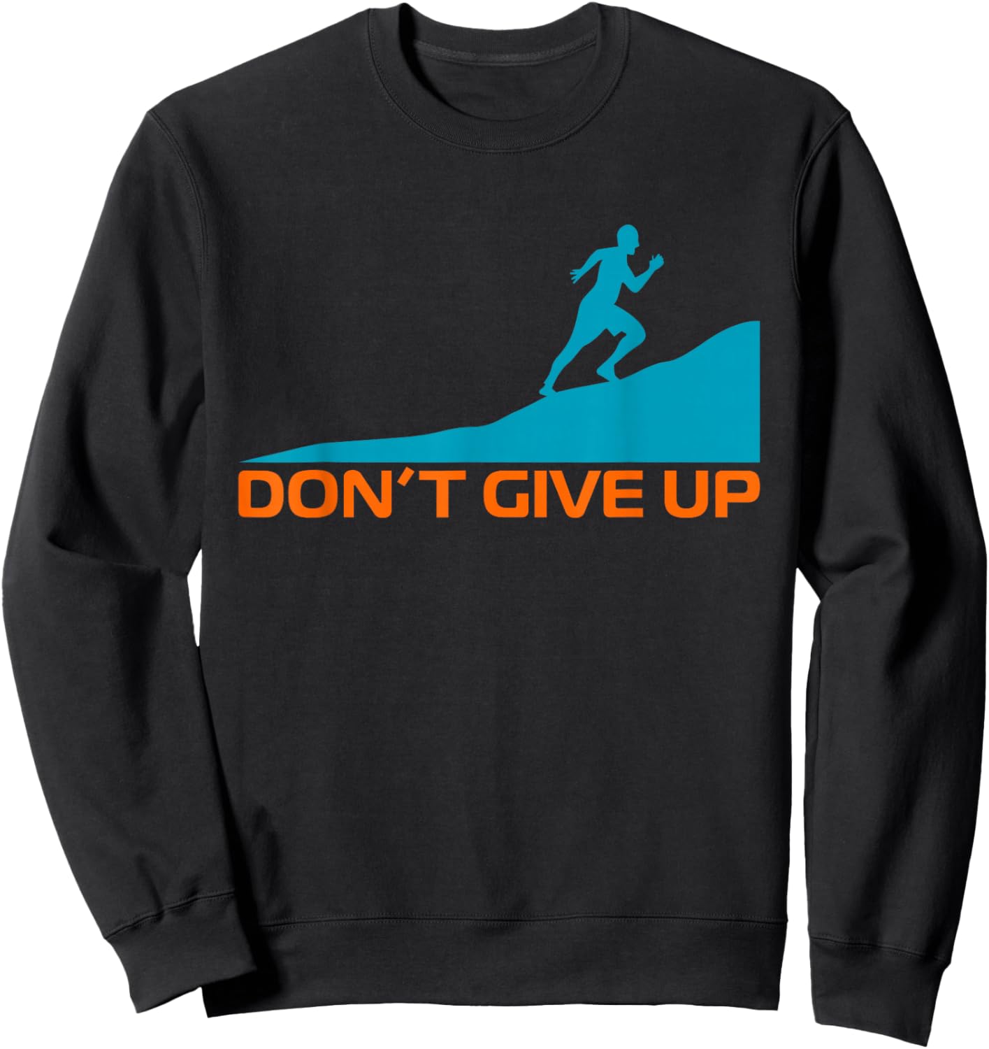 Don't give up Sweatshirt - Sweatshirt | Black