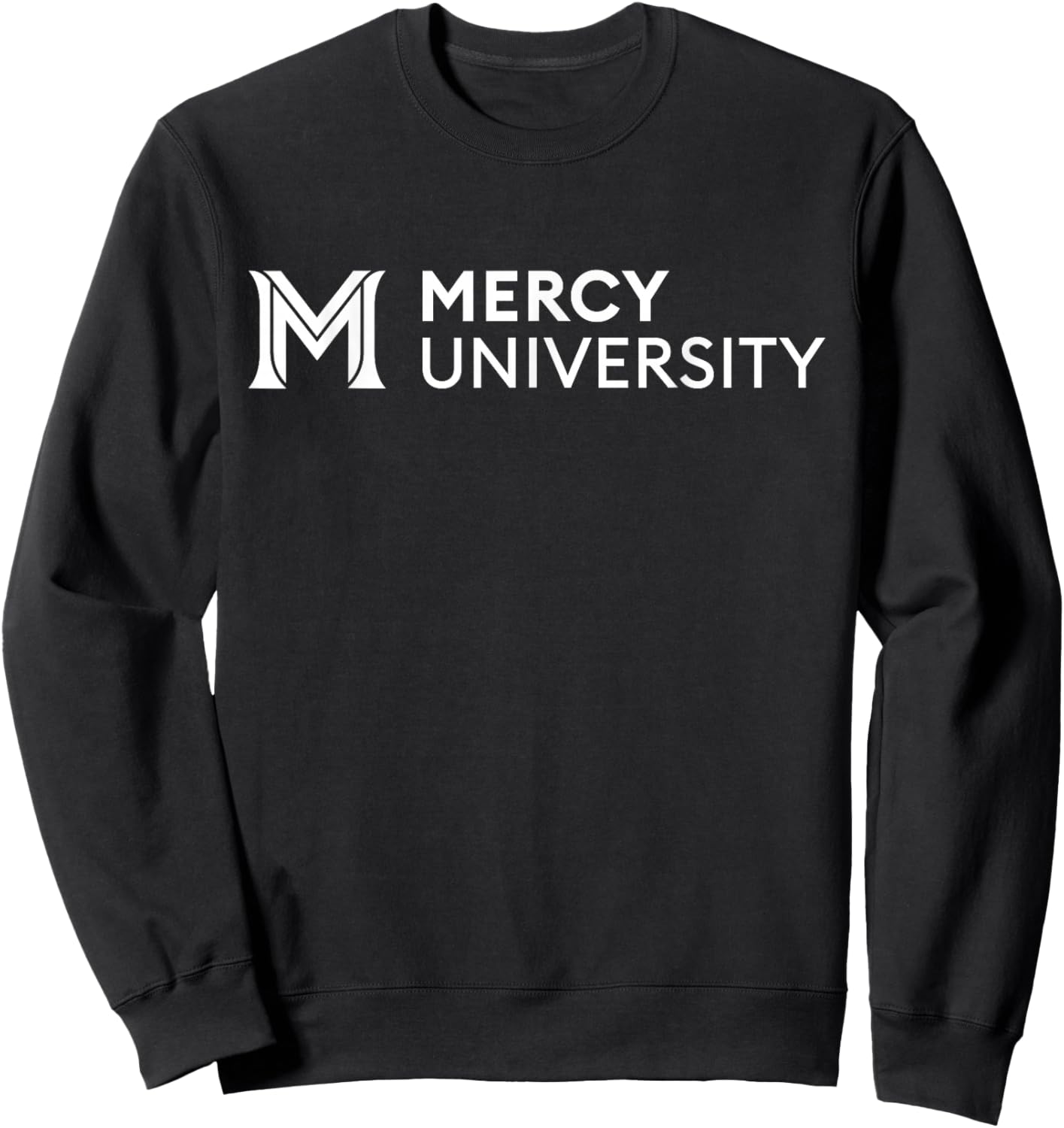 Mercy University Mavericks M Logo Sweatshirt - Sweatshirt | Black