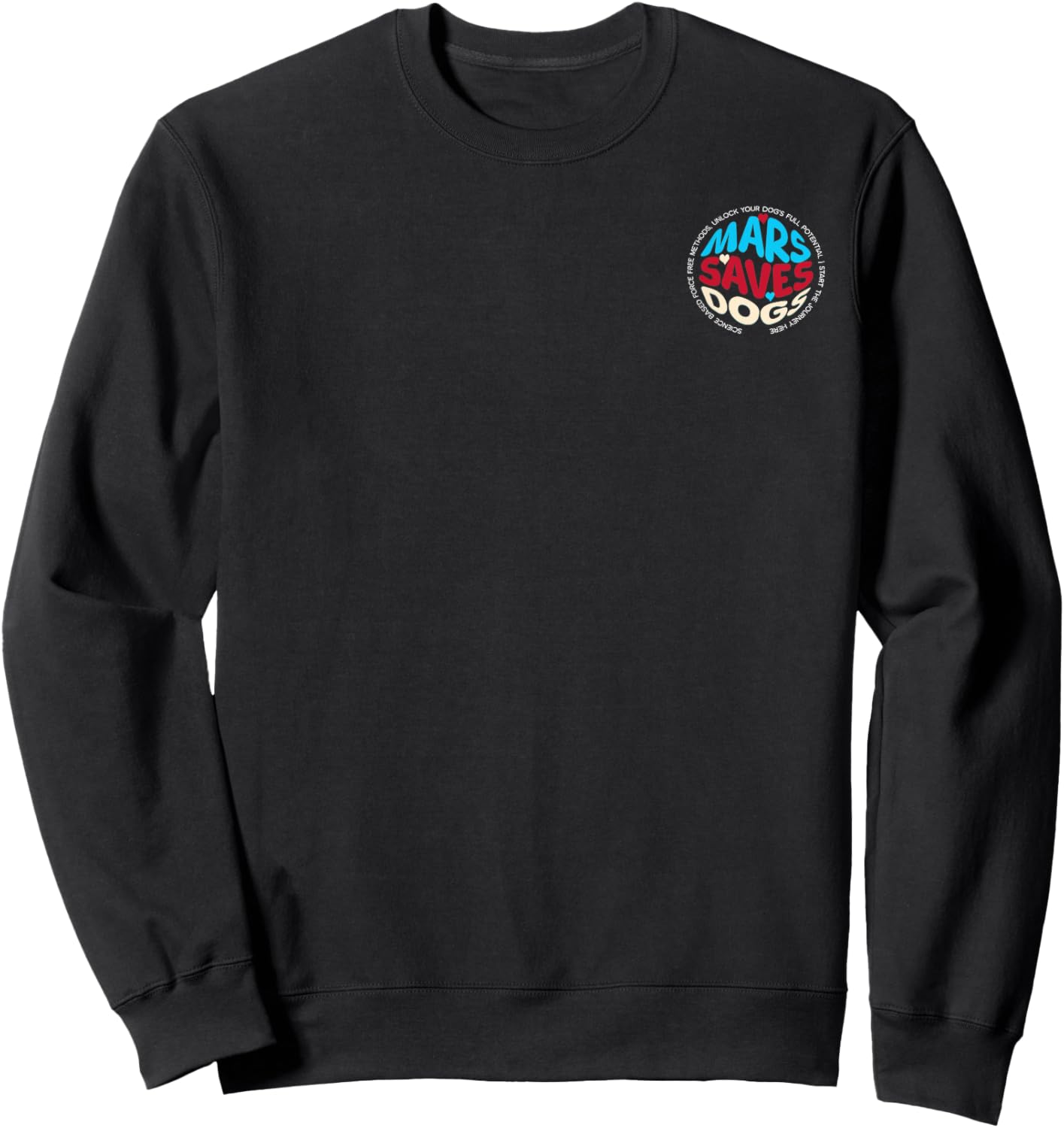 Worldwide Mars Saves Dog Love Women Kids Sweatshirt - Sweatshirt | Black