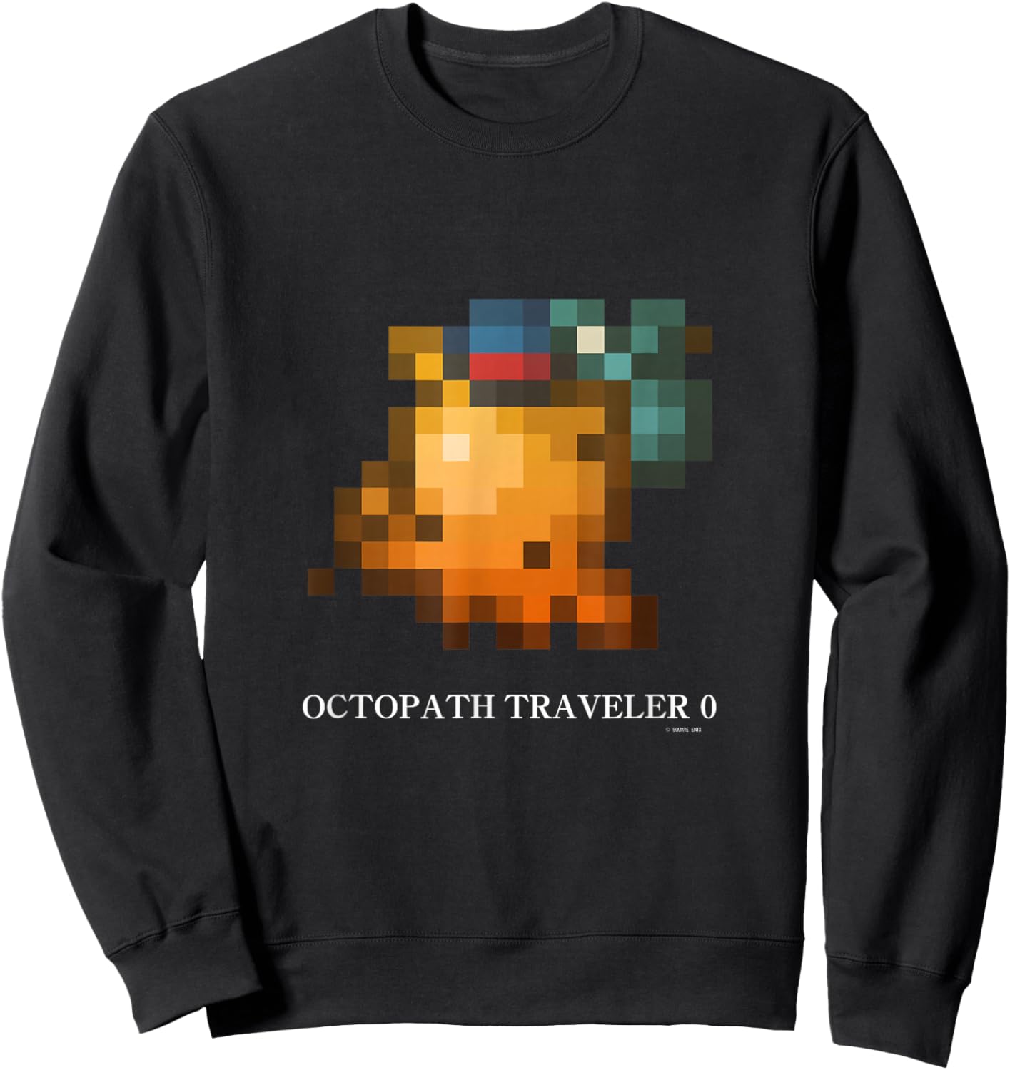 OCTOPATH Traveler 0 - Octopuff Pixel Sweatshirt - Sweatshirt | Black