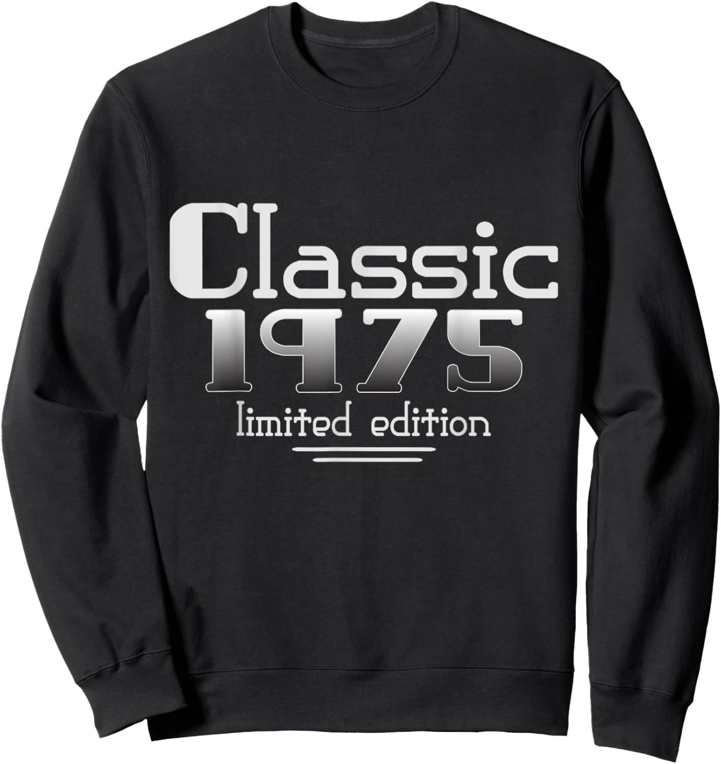 50 Year Old Classic 1975 Vintage 50th Birthday Party Men Sweatshirt - Sweatshirt | Black