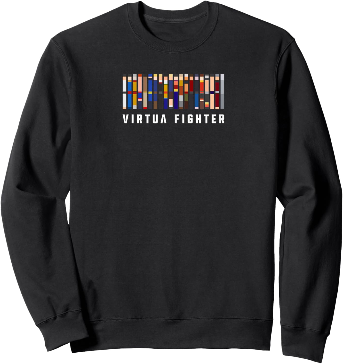 Character Deformed Design Sweatshirt - Sweatshirt | Black