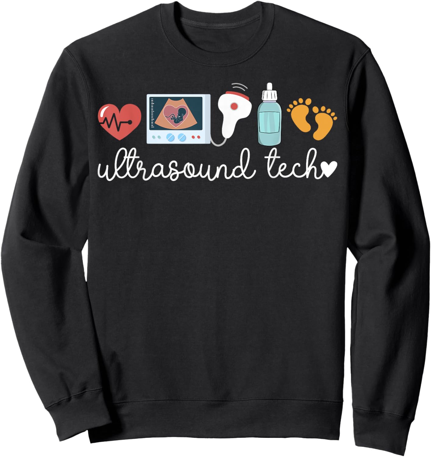 Ultrasound Tech Ultrasound Technology Sweatshirt - Sweatshirt | Black